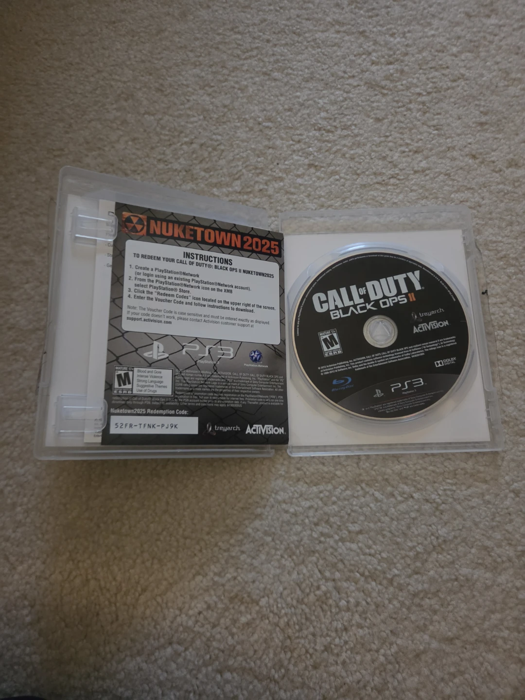 Call of Duty Black Ops II Nuketown 2025 Bonus Map DLC PS3 Game - photo 2