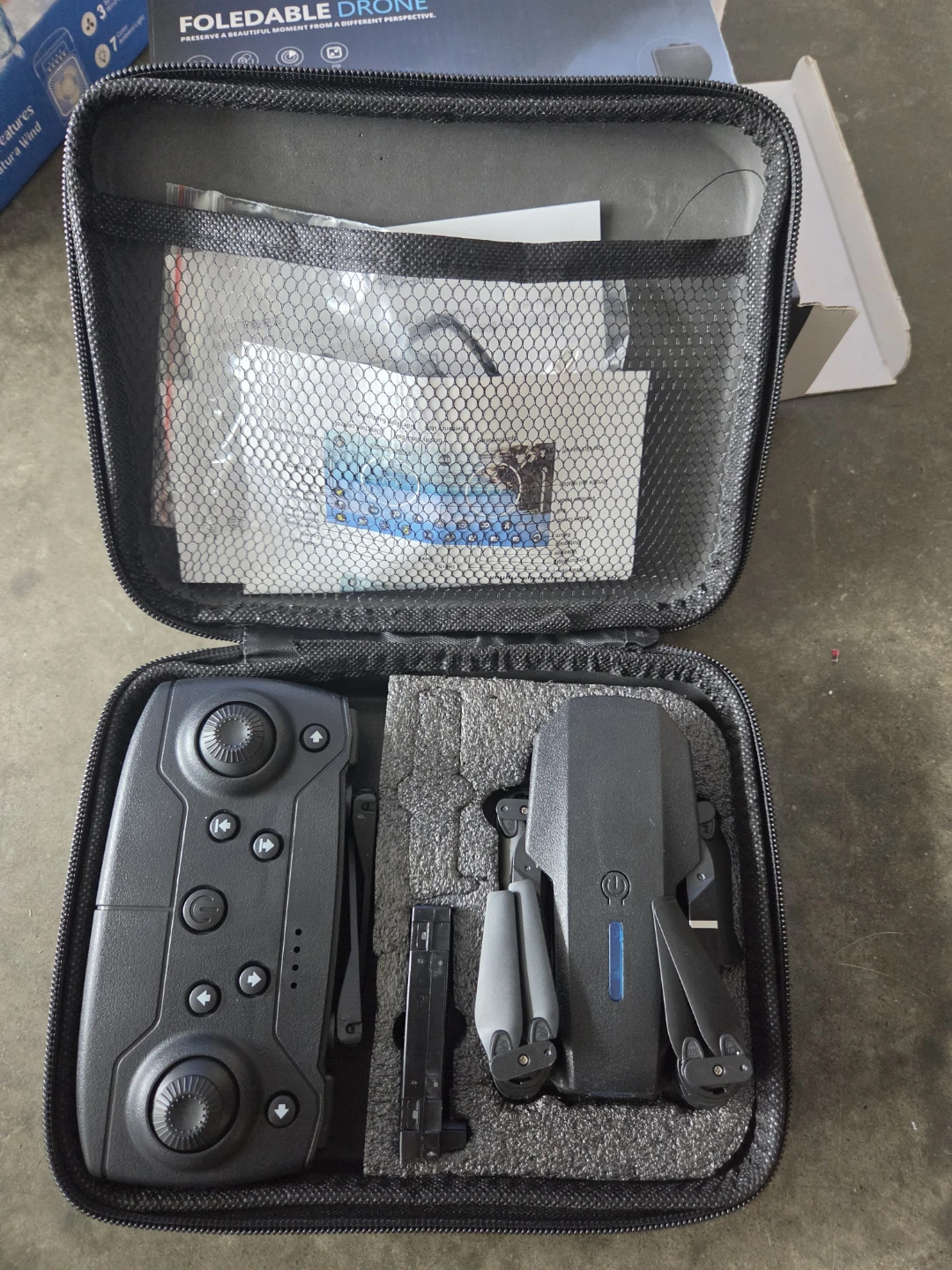 Foldable Drone with Remote Control and Storage Bag - photo 2