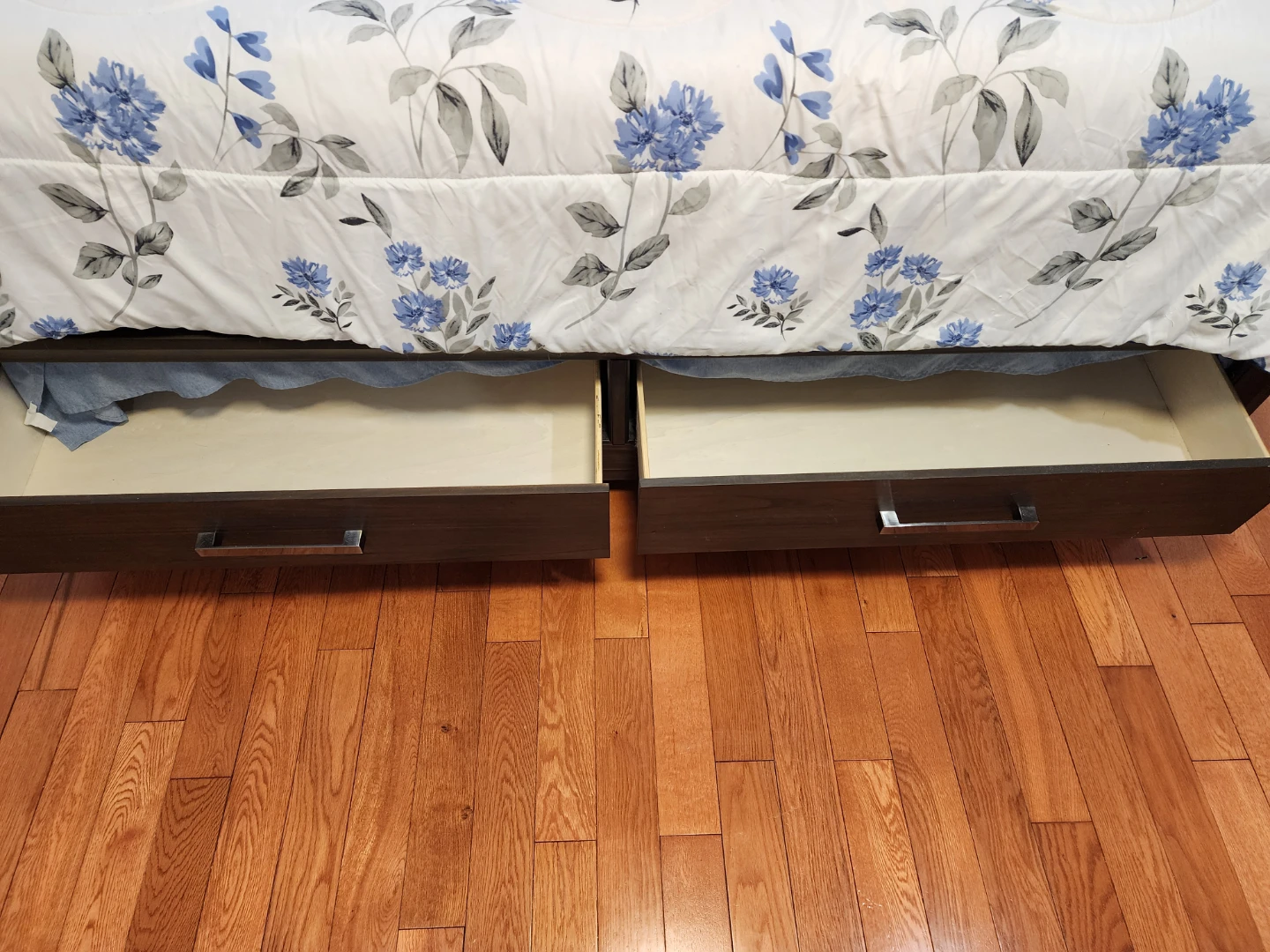 King Bed Frame with Storage Drawers - photo 2