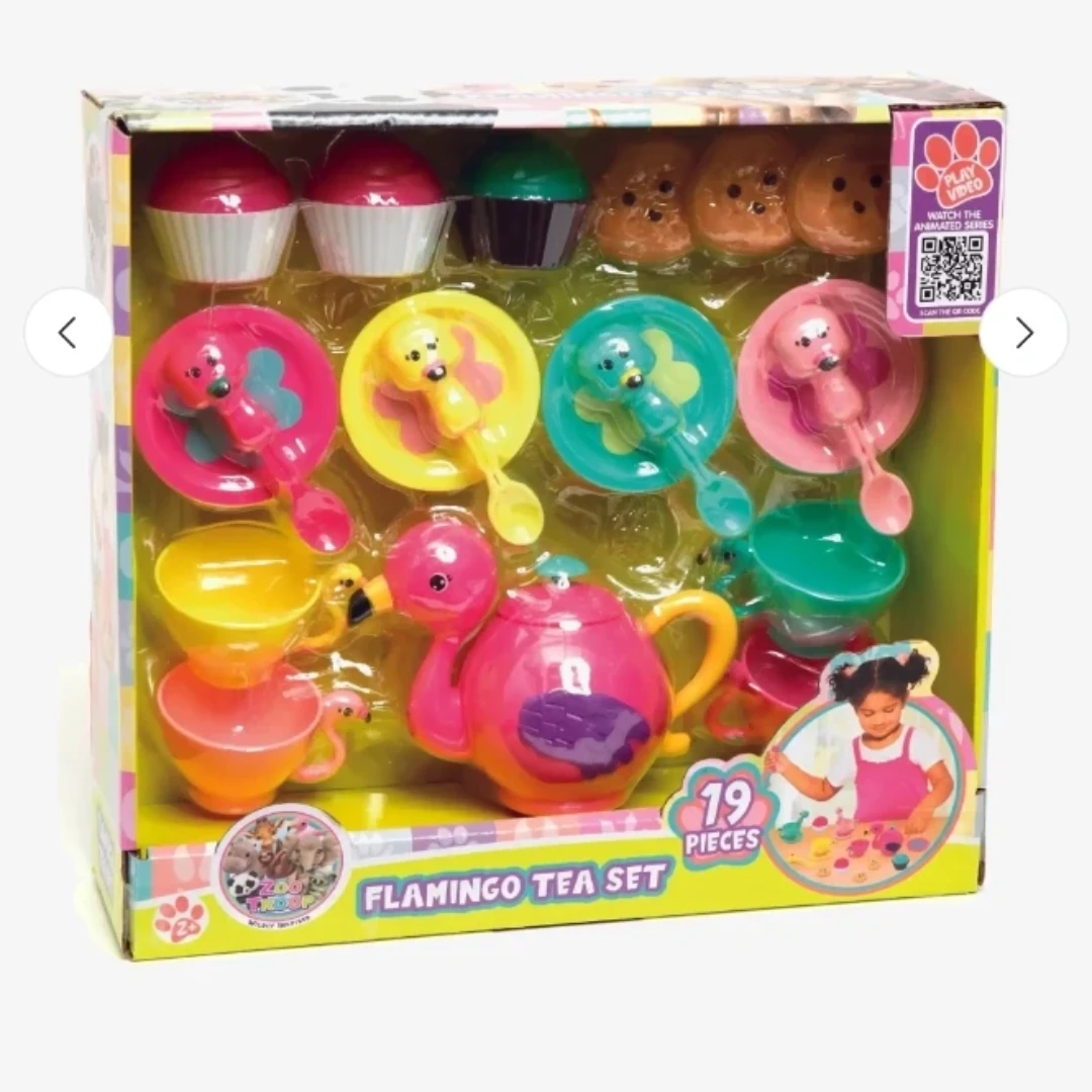 Kids Flamingo Tea Set - 19 Pieces(brand new)