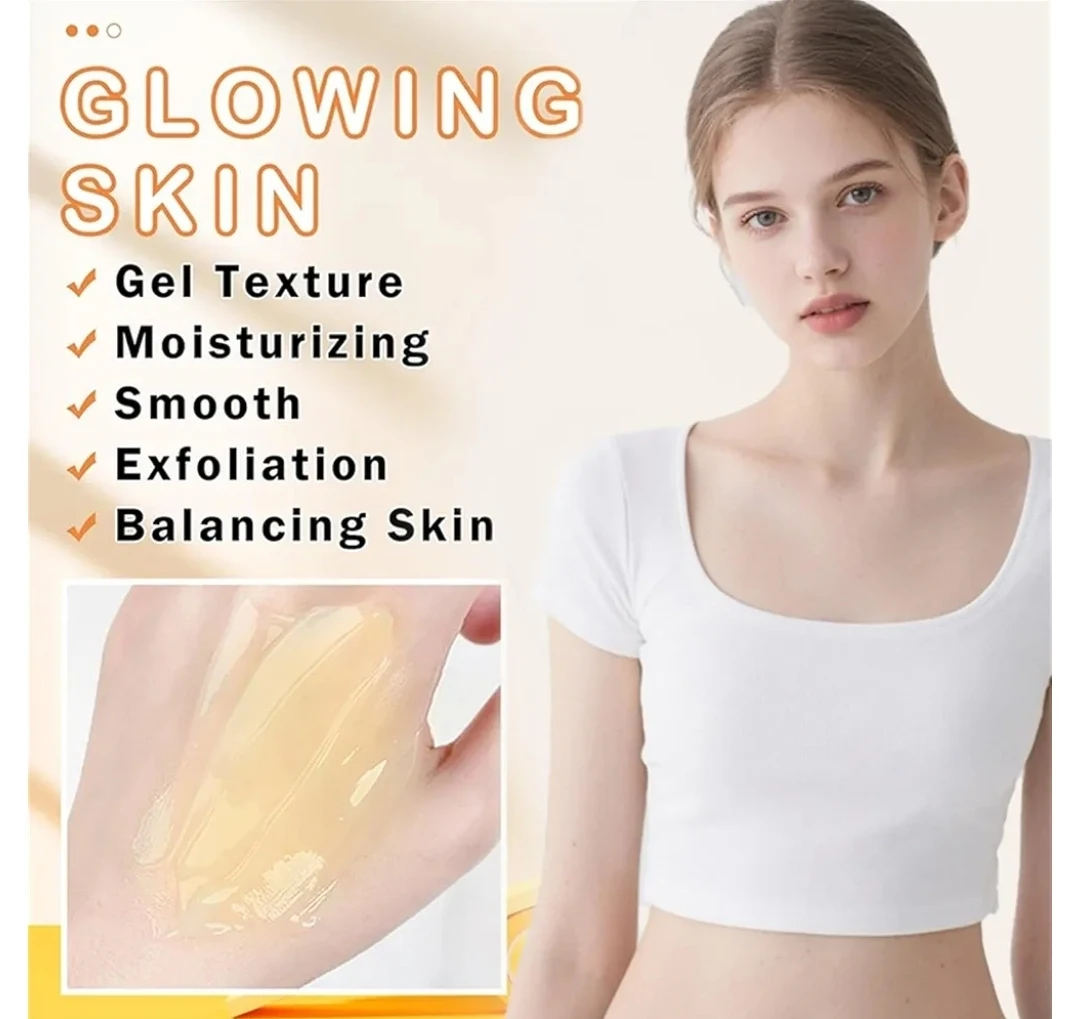 Turmeric & Vitamin C Exfoliating Gel - Brightening Facial Scrub - photo 5