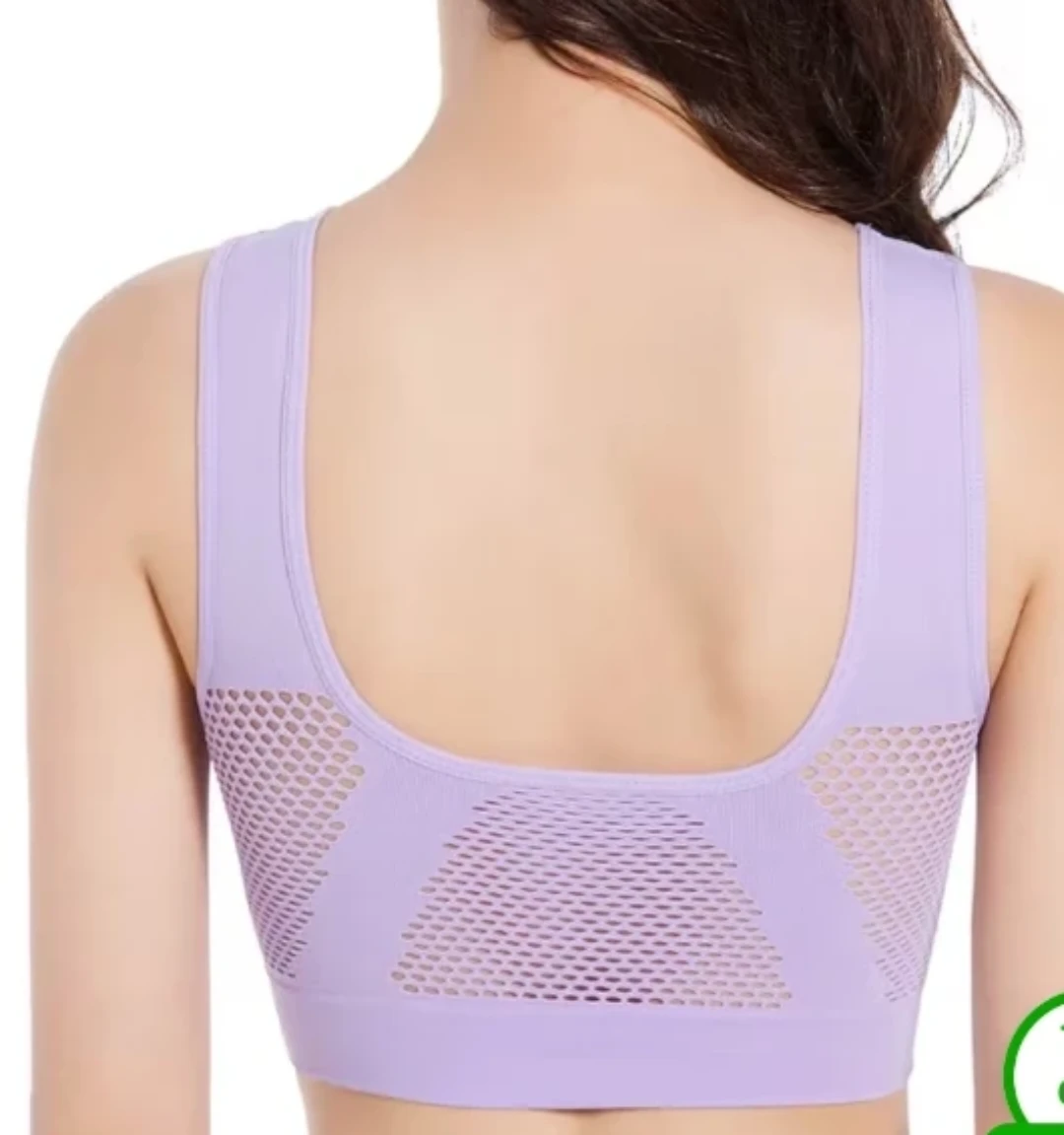 Set of 2 sports bras black and purple - photo 3