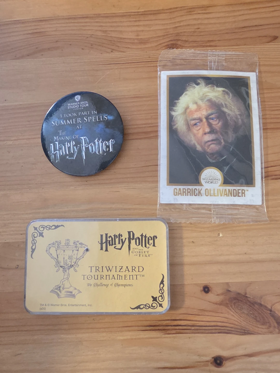 Harry Potter mementos