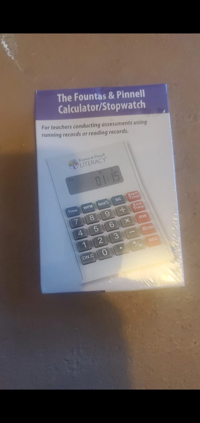 The Fountas & Pinnell Calculator/Stopwatch for Teachers