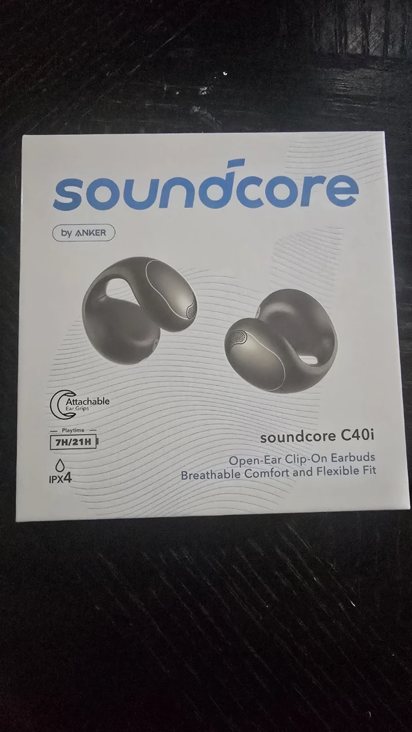 Soundcore C40i Open-Ear Clip-On Earbuds by Anker