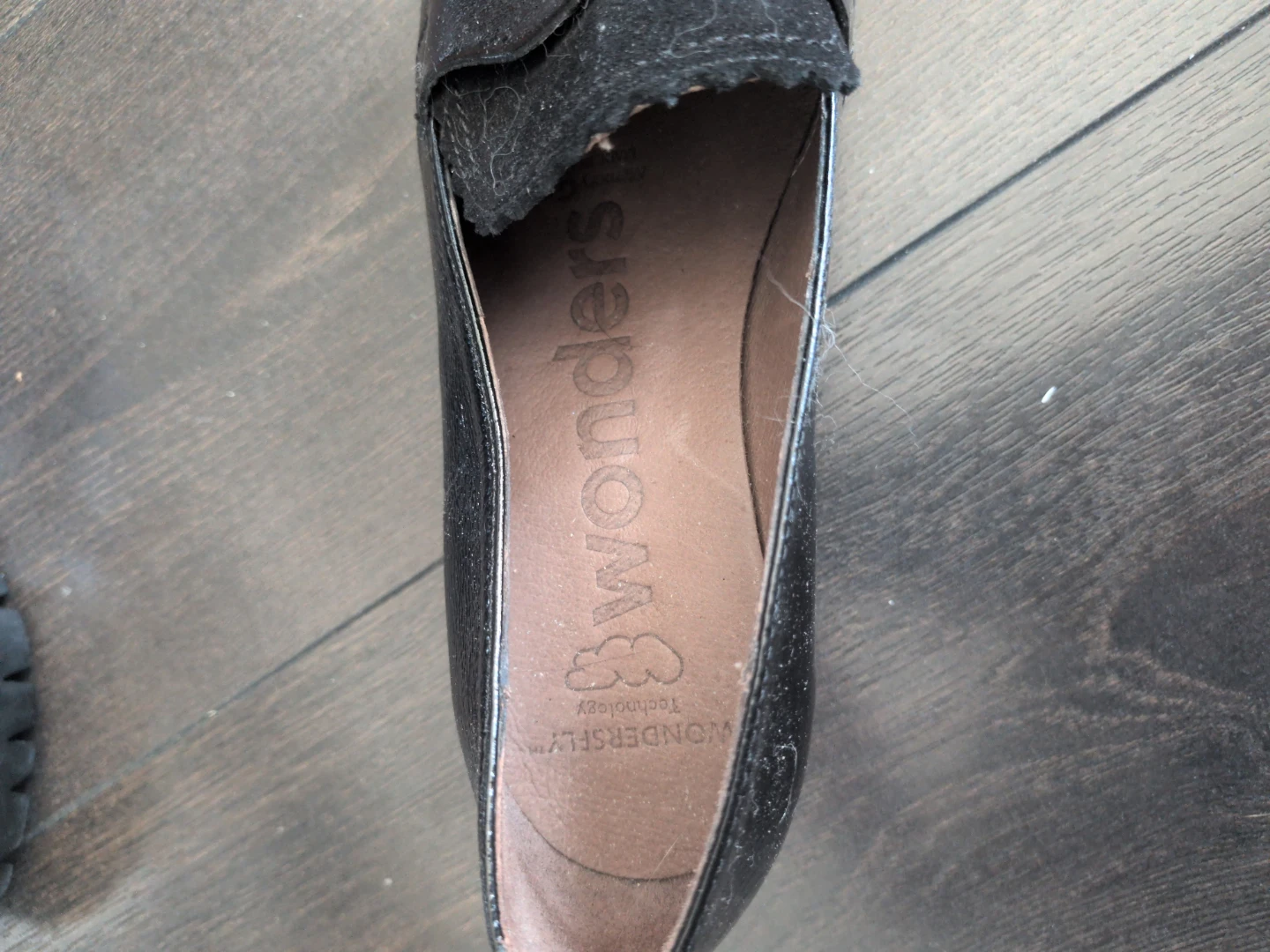 Wonders Black Loafers size 9 - photo 4
