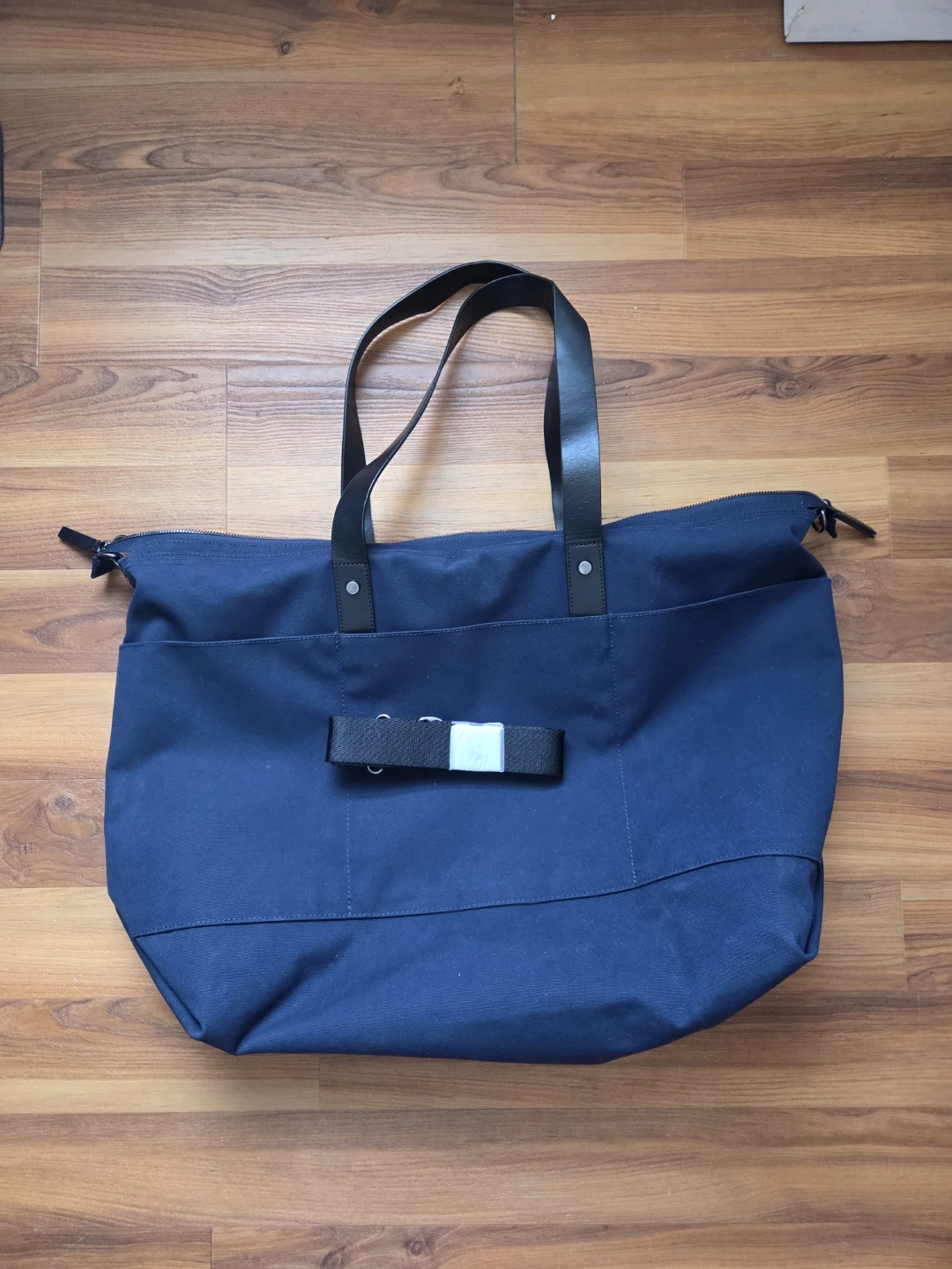 The Everlane Canvas Weekender - Navy Blue - photo 3