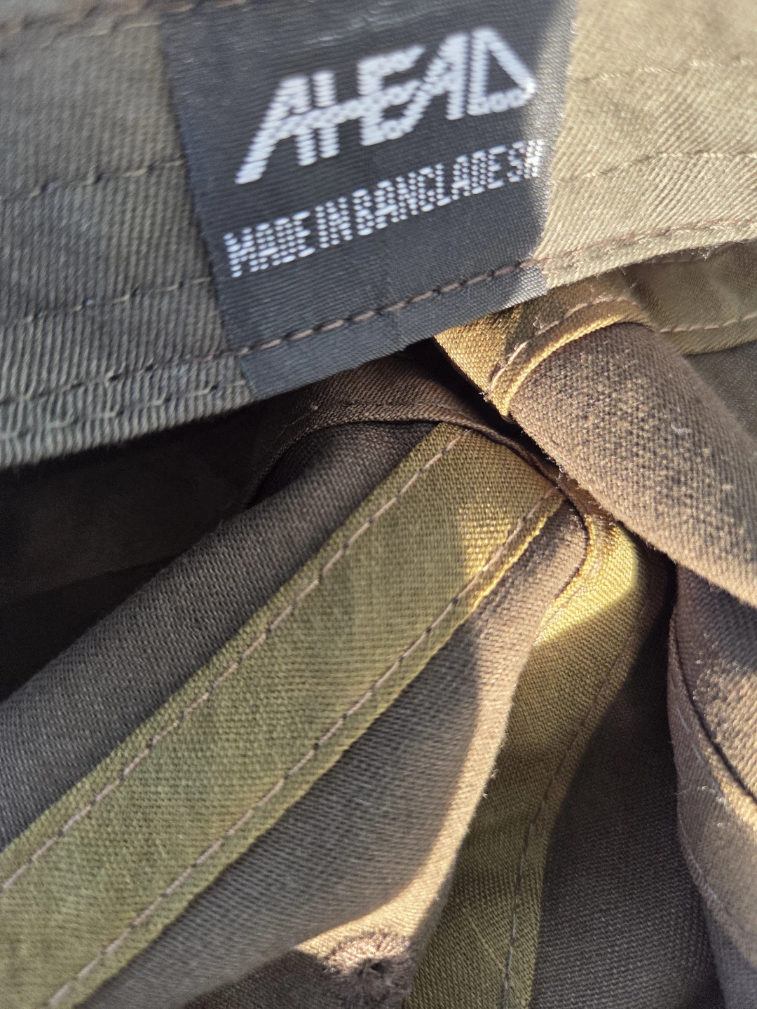 AHEAD Brown Baseball Cap with Shield Emblem - photo 4