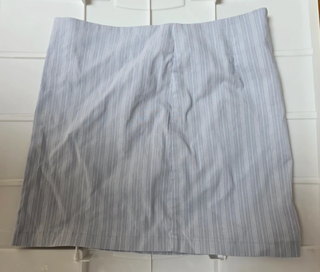 Pinstripe Mini Skirt - Small