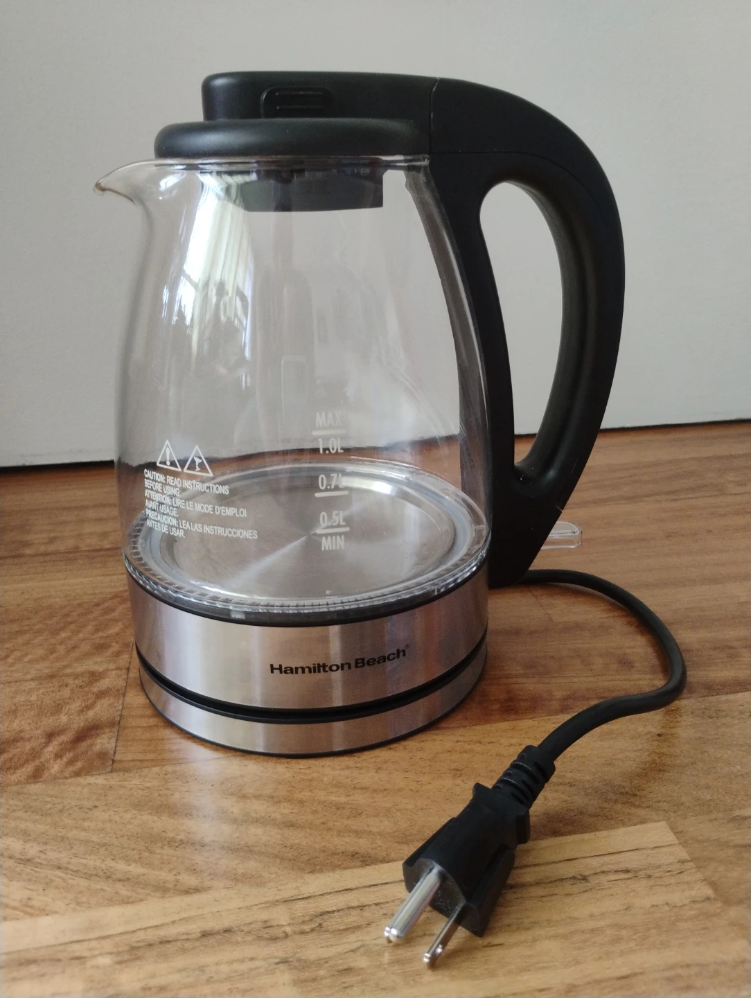 Brand New Hamilton Beach 1.0 Litre Compact Glass Kettle