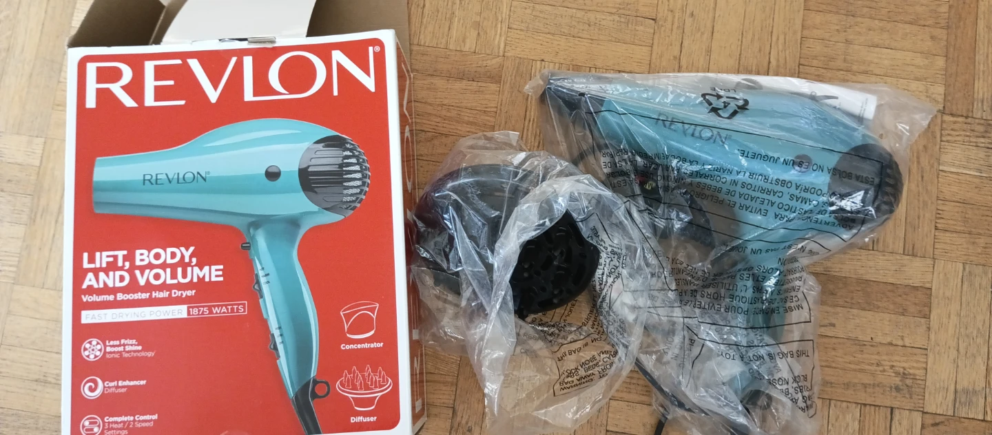 Revlon Volume Booster Hair Dryer | 1875W | Green - photo 2