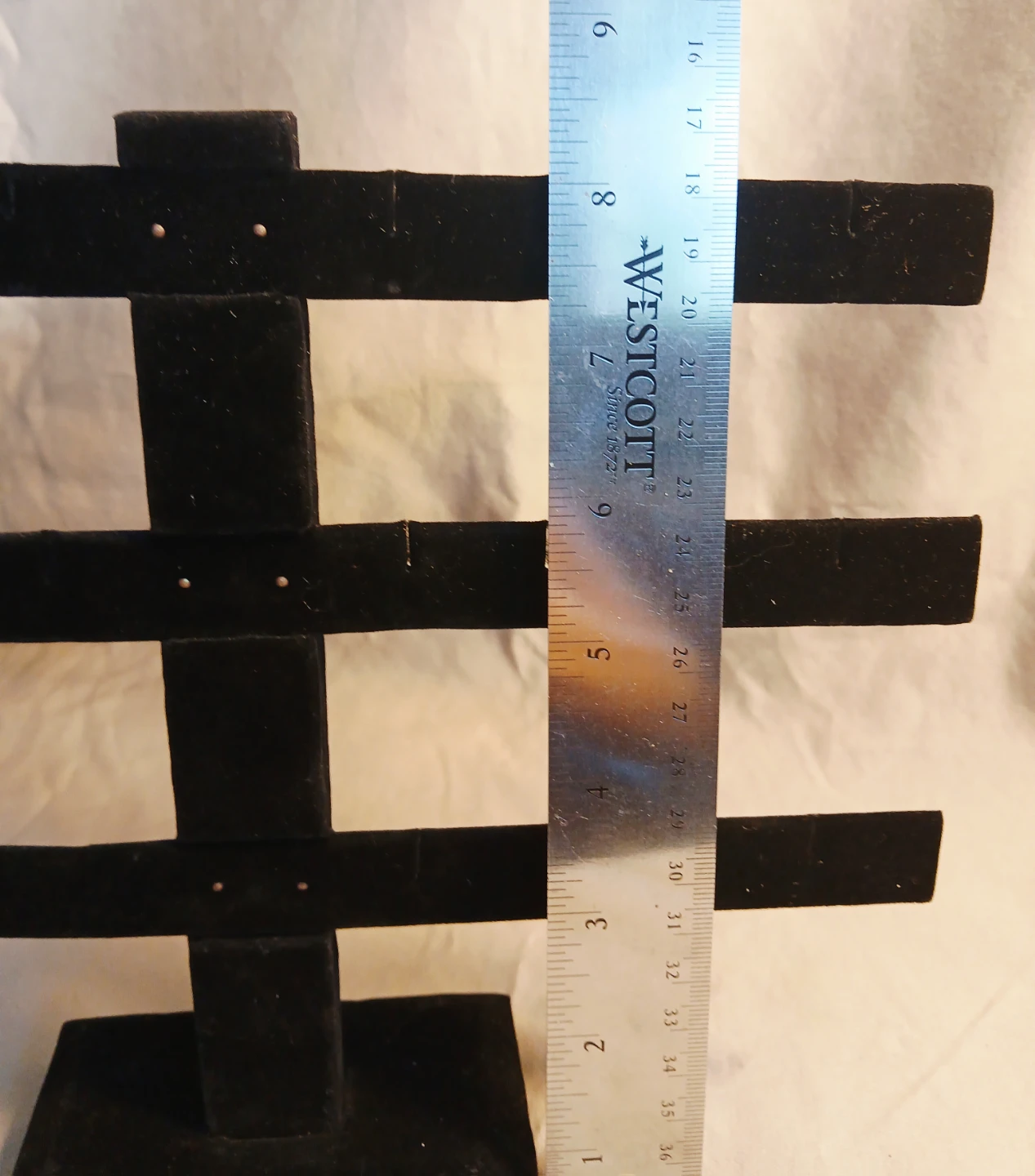 Black 3-Tier Earring Display Stand - photo 3