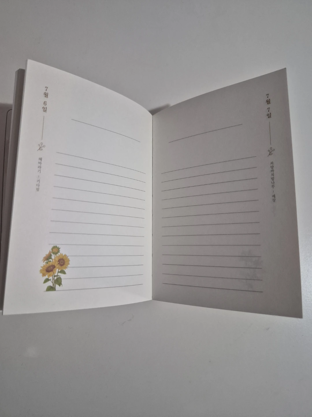 Indigo Birth Flower Daily Diary Journal - Pink Lily - photo 3