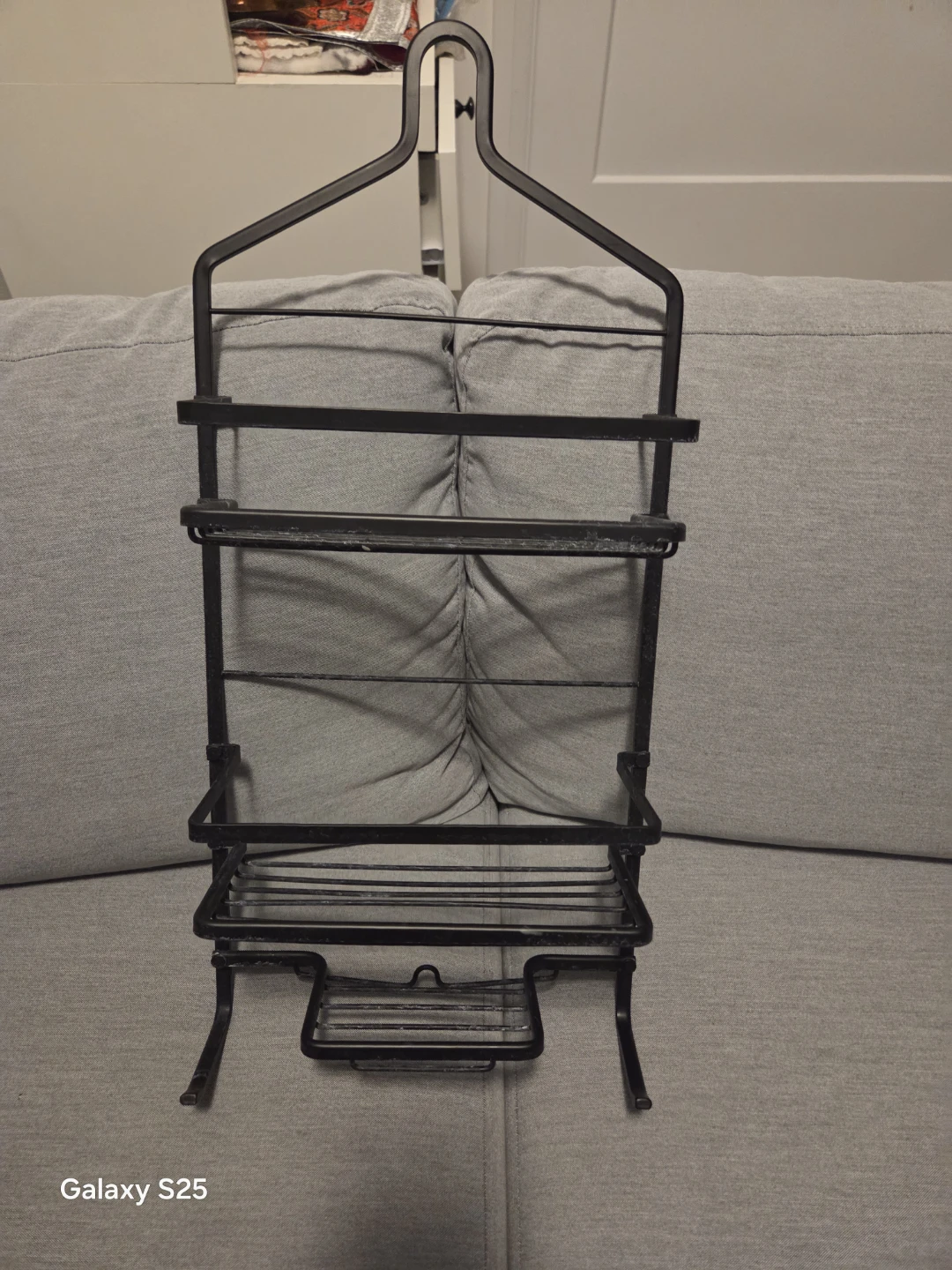 Black Metal Over-the-Shower Caddy - photo 4