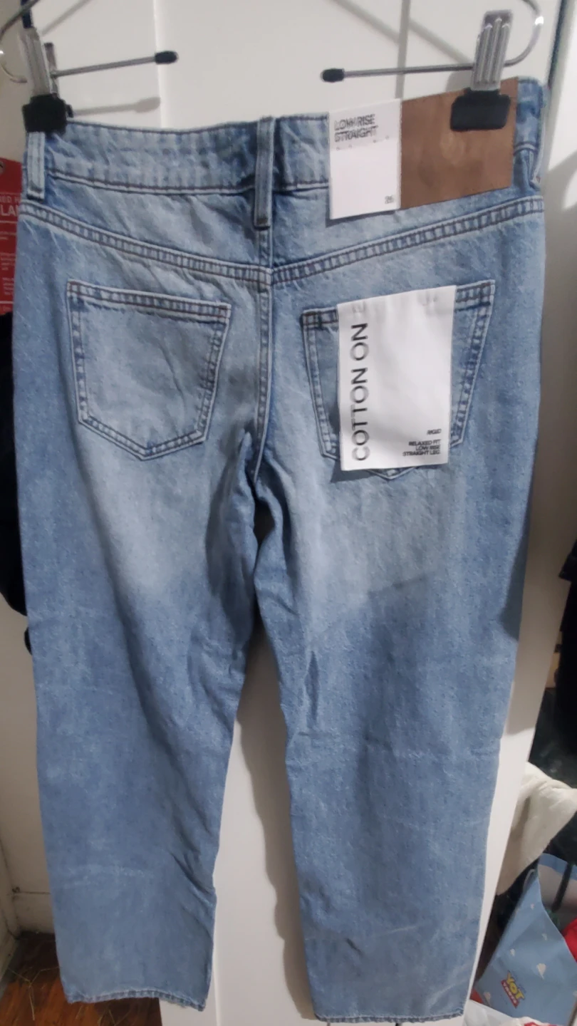 Cotton On Low Rise Straight Jeans Size 26 - photo 3