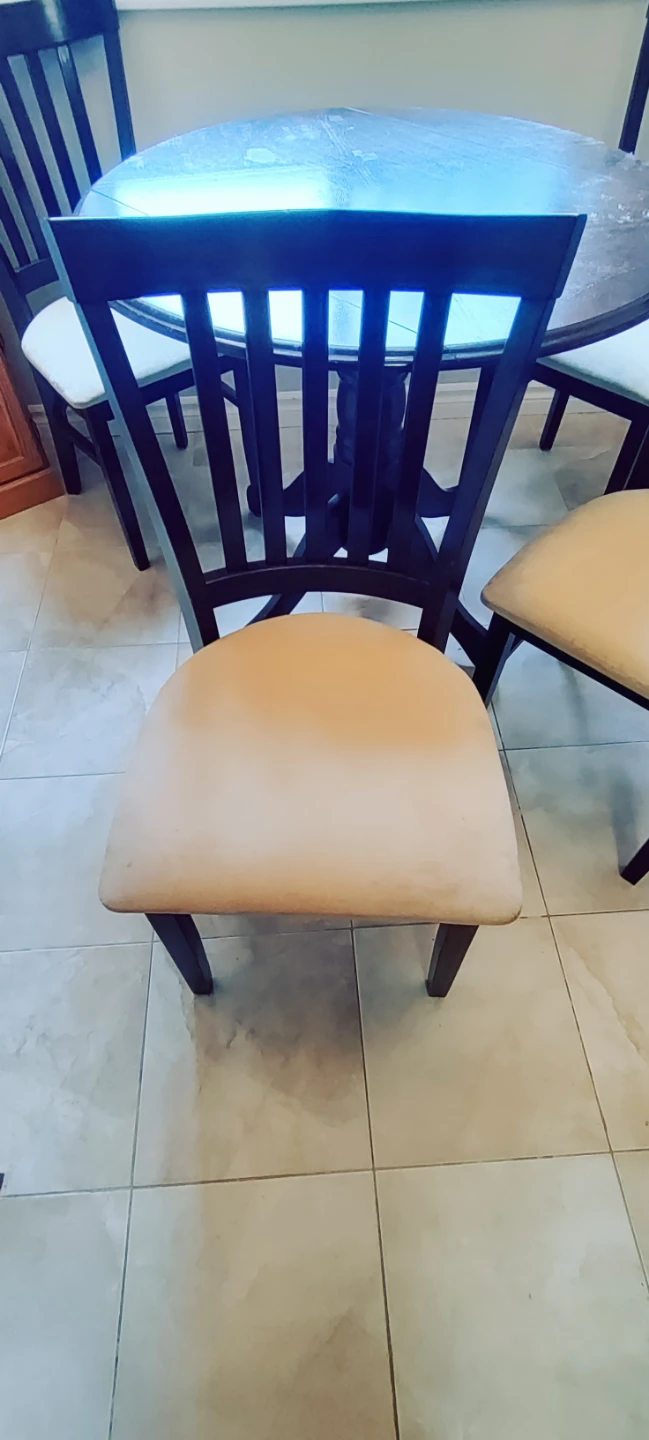 Drop Leaf Dining Table Set with 4 Chairs - photo 2