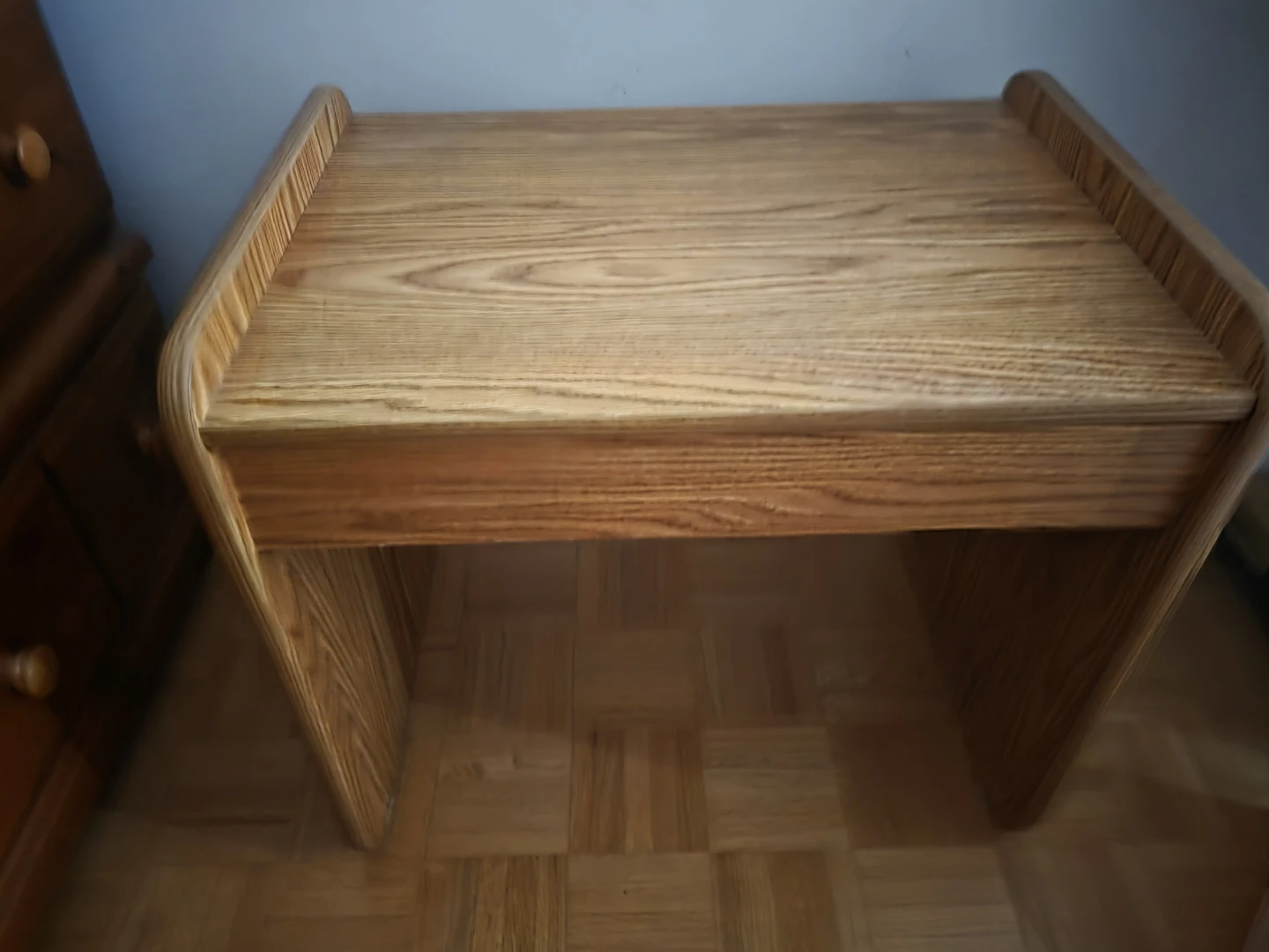 Wooden Vanity Stool - photo 2