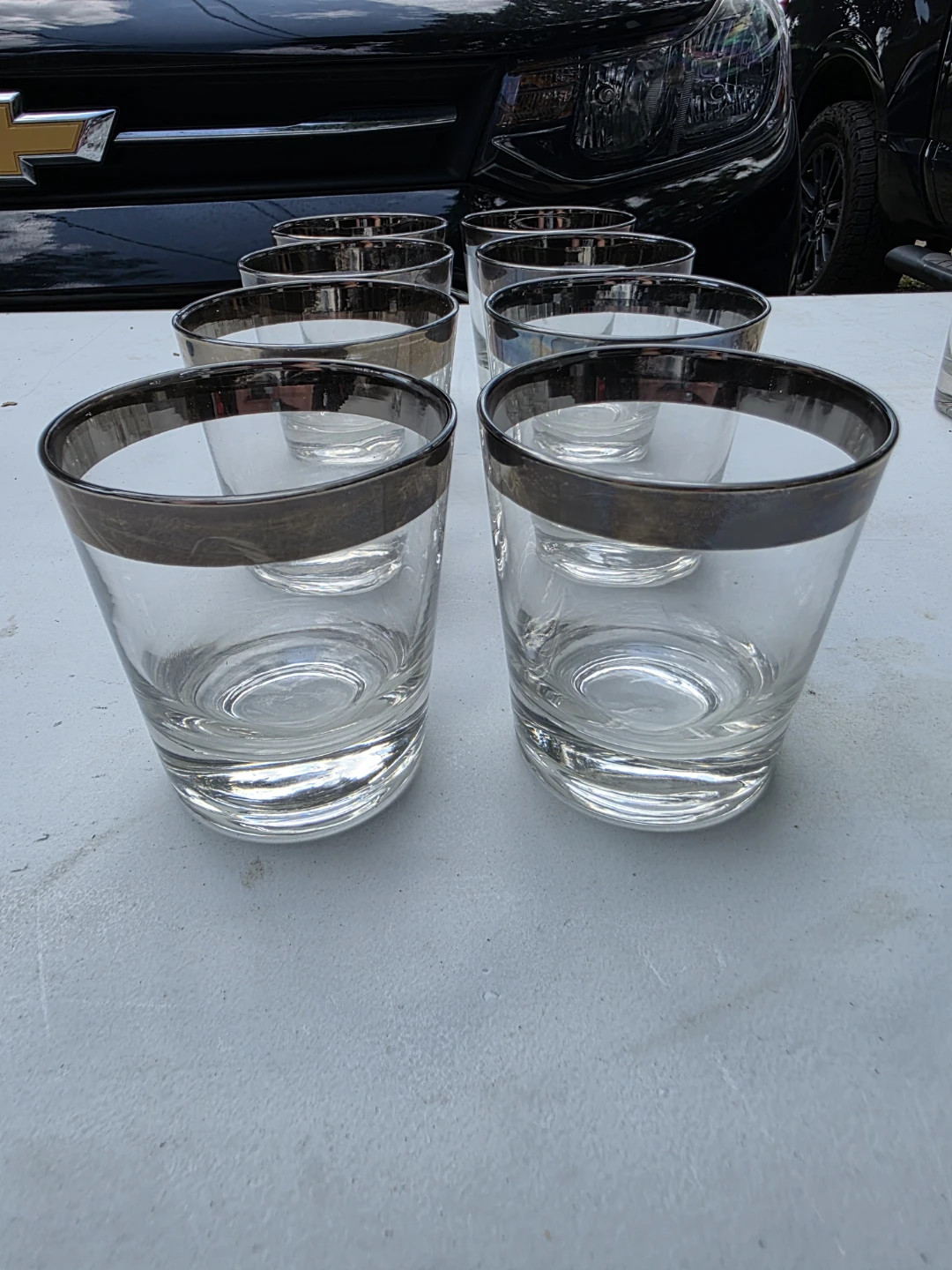 Set of 8 Vintage Dorothy Thorpe Glass Tumblers - photo 3