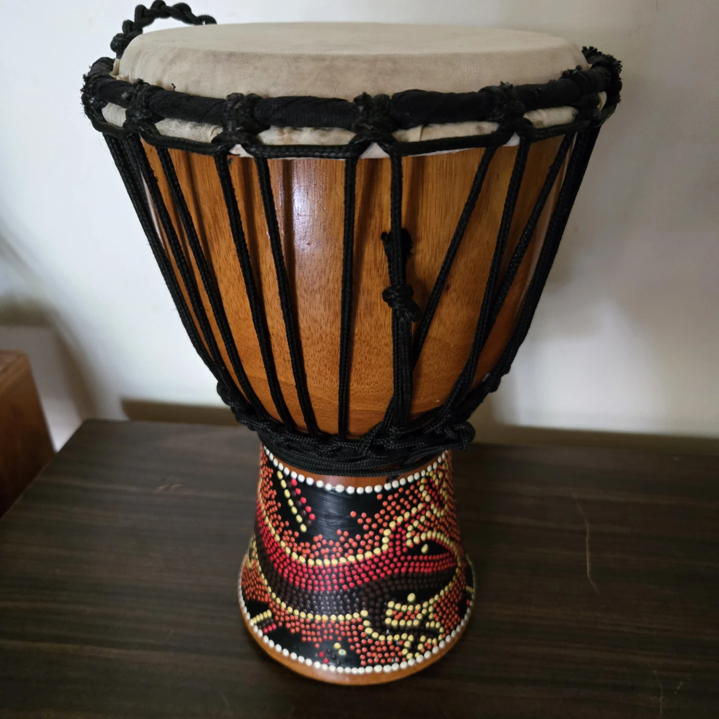 Hand-painted Djembe Drum