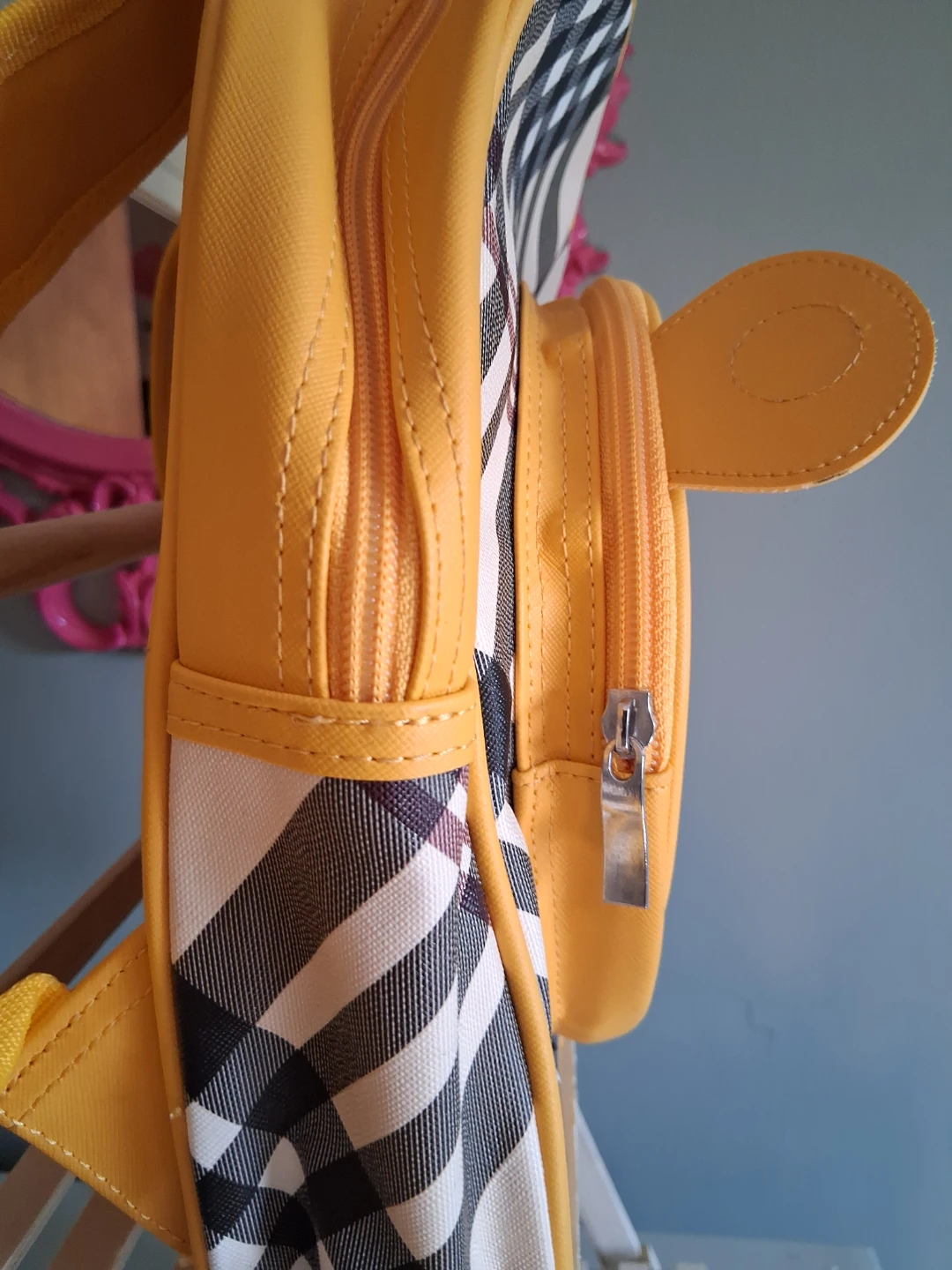 Yellow Bear Face Backpack - photo 2