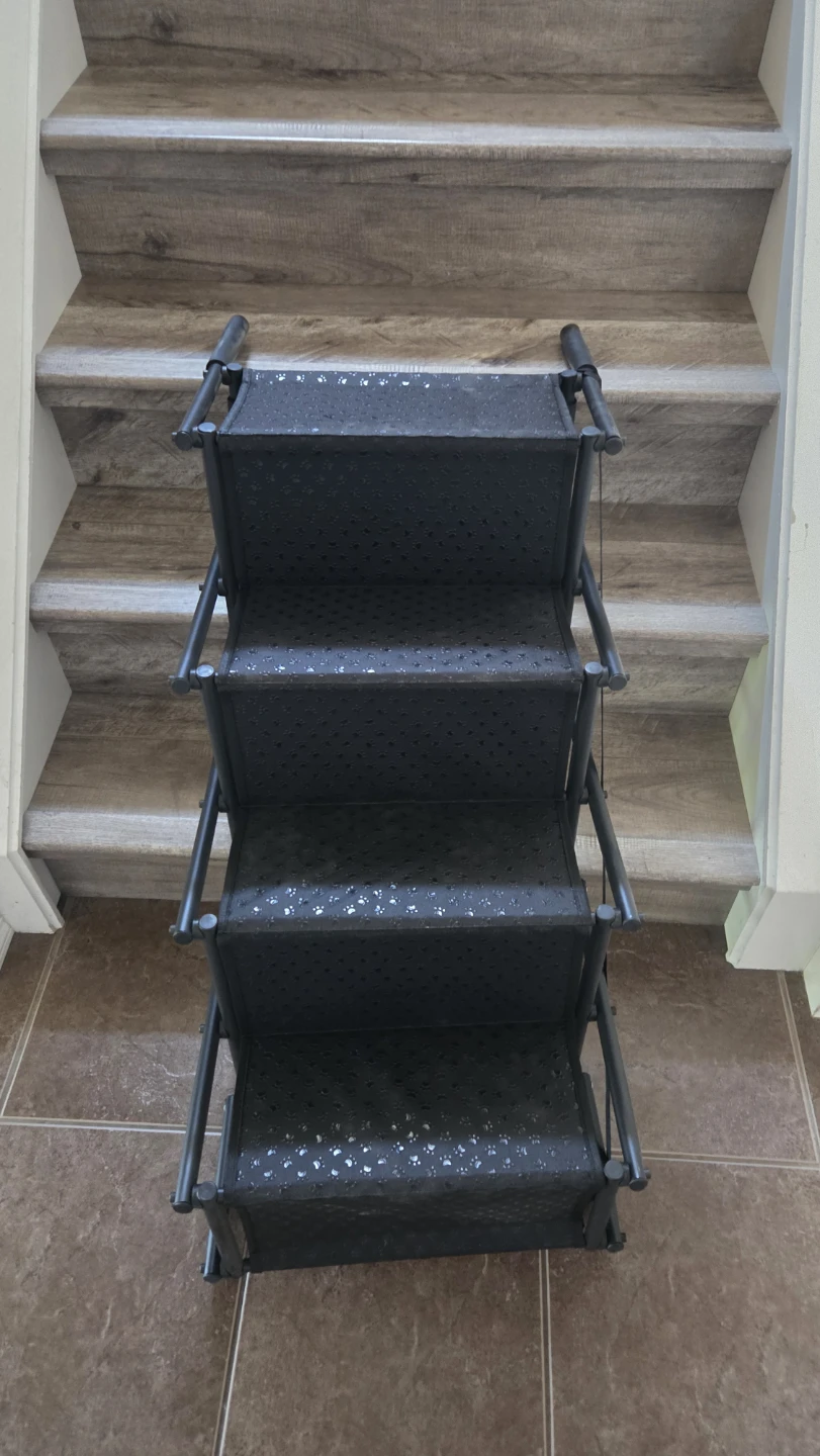 Foldable pet dog steps ladder - photo 2