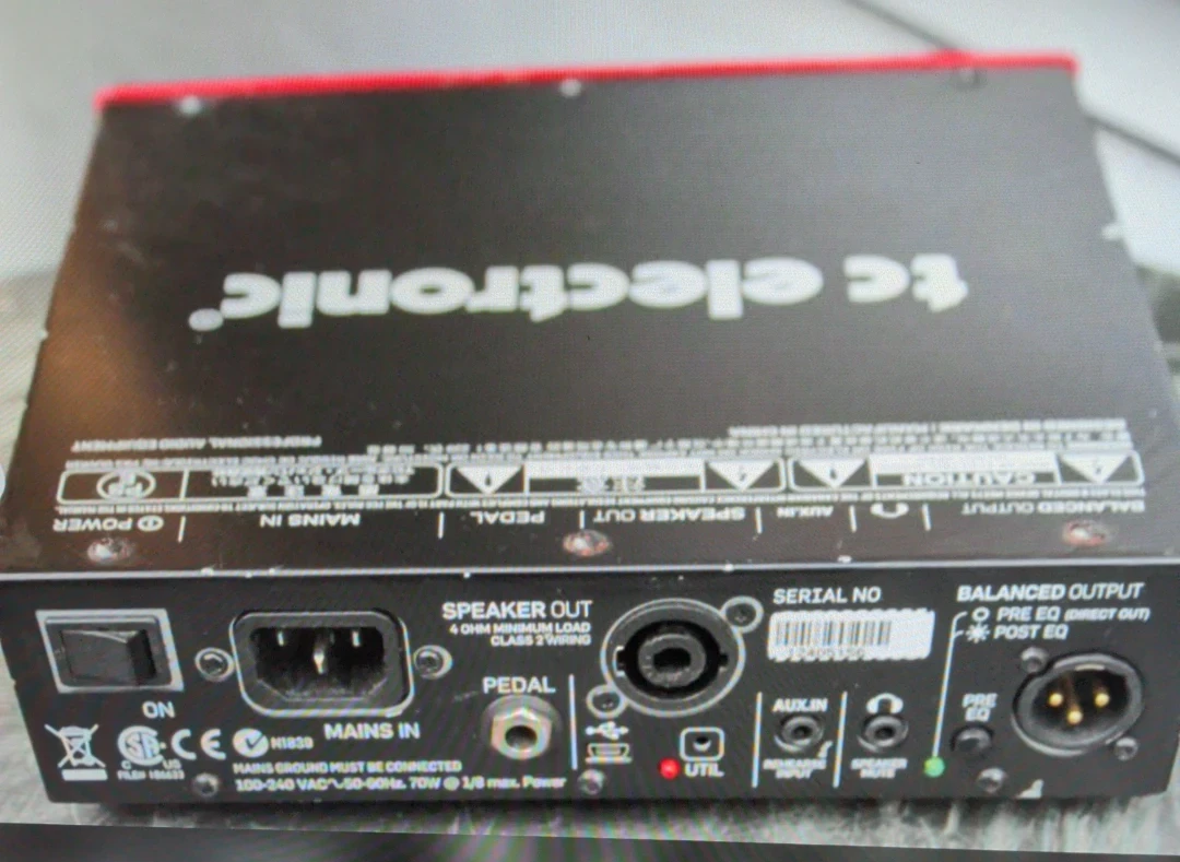 TC Electronic BH250 Bass head 250 Watts - photo 2