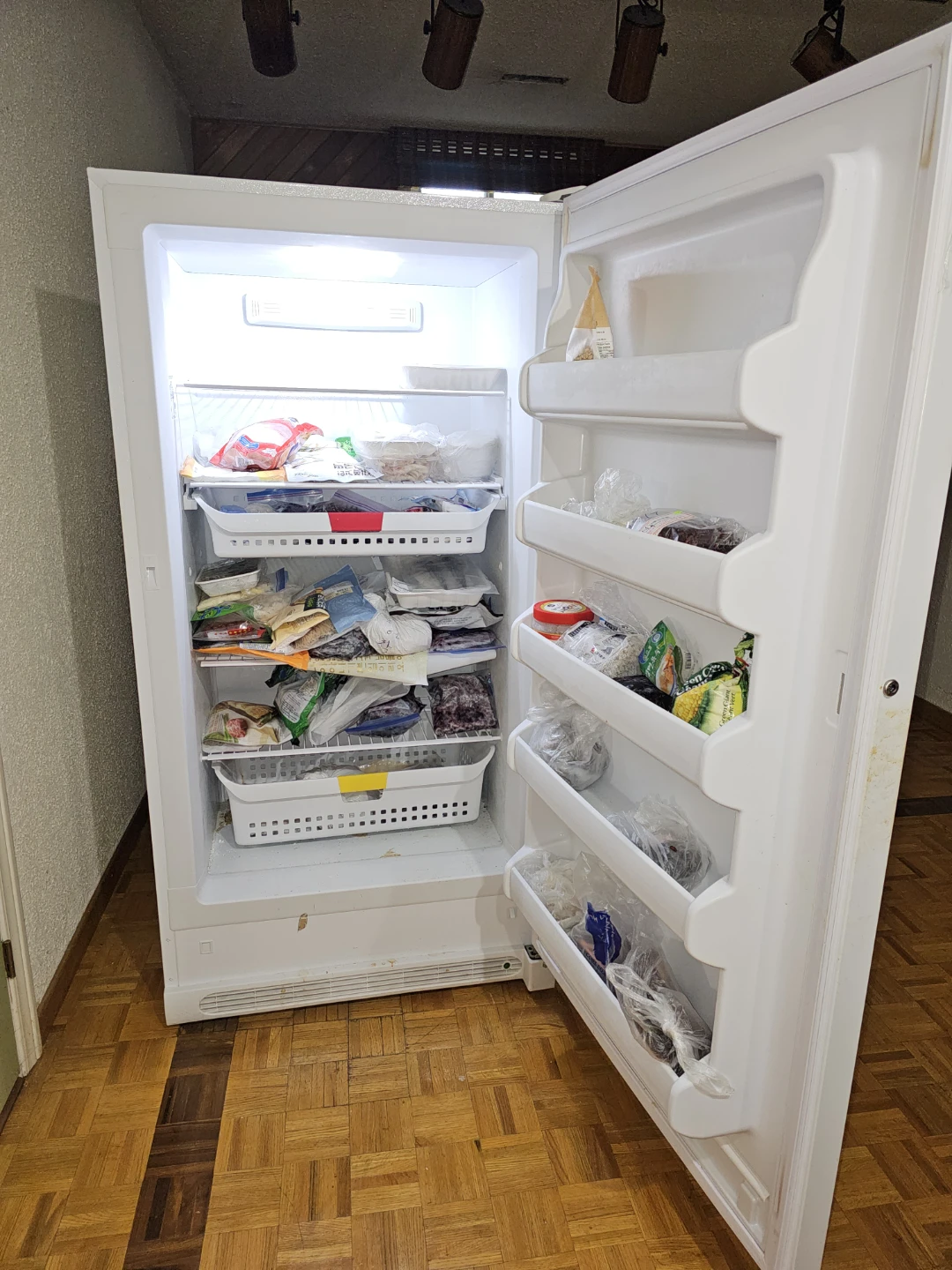 White Upright Freezer