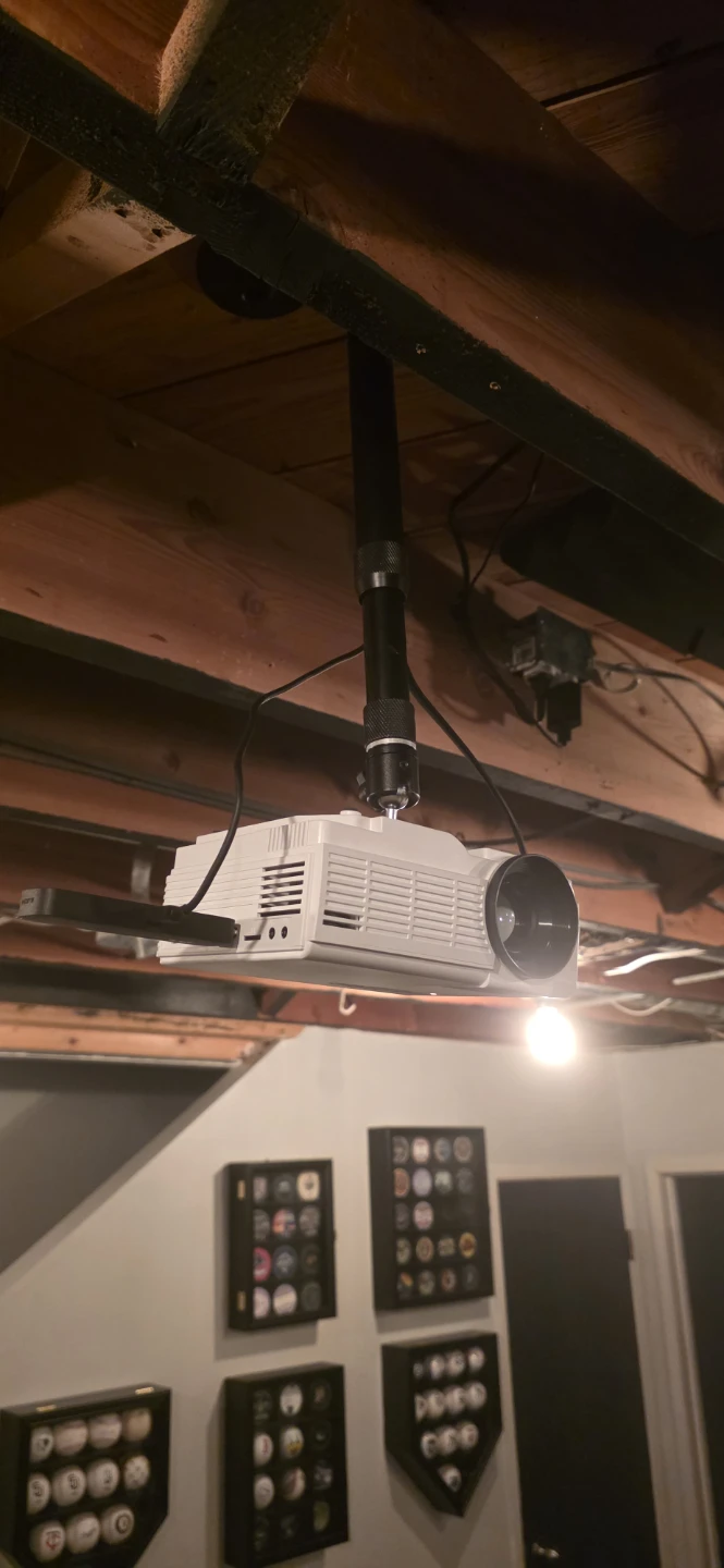White Projector with screen