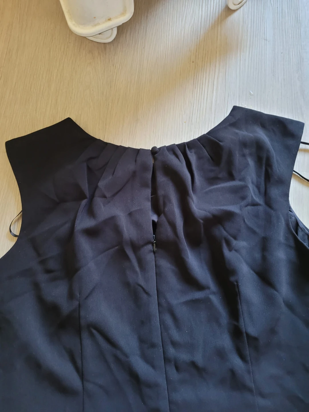 CHETTA B Black Sleeveless Dress Size 12 - photo 5