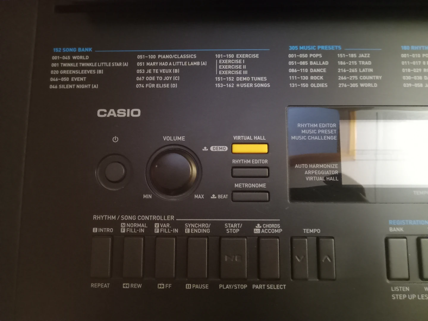 Casio WK-245 Keyboard with Stand and Bench - photo 3