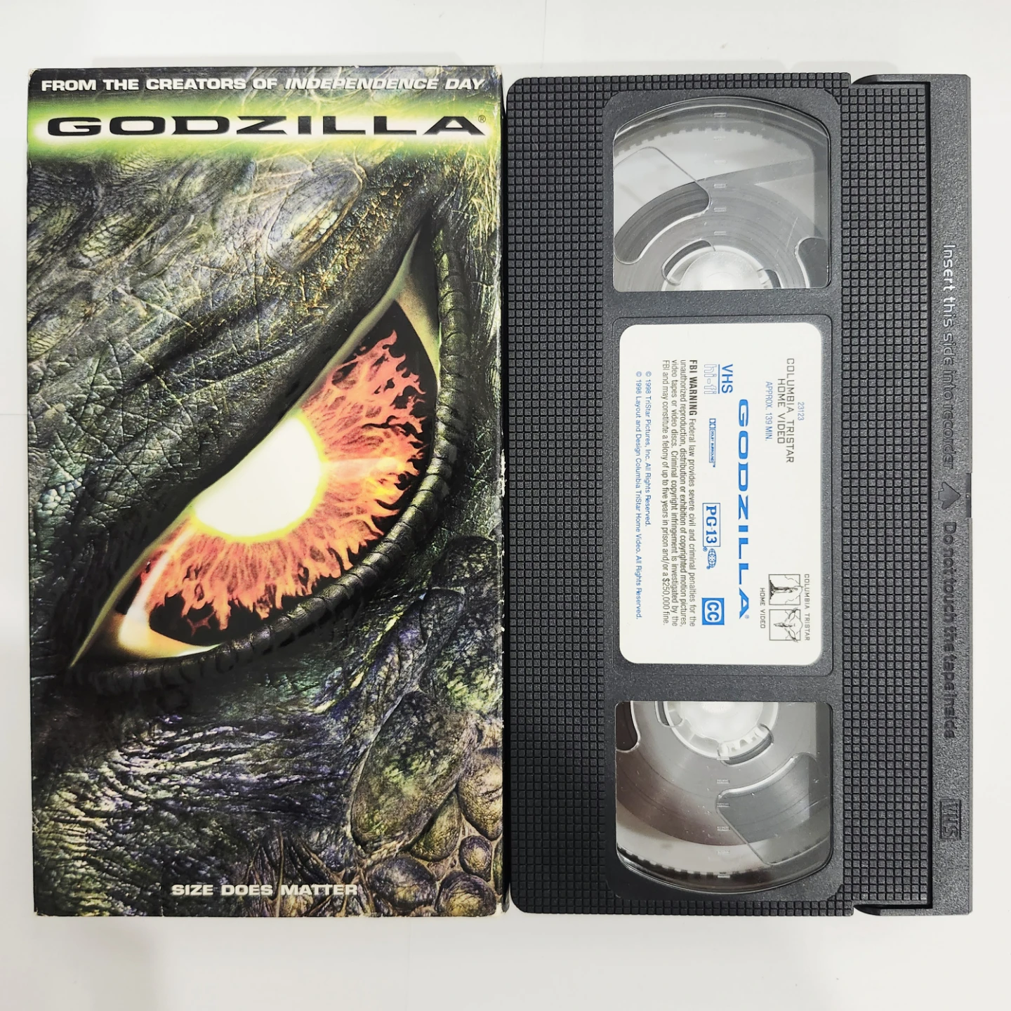 Godzilla VHS Movie Embossed cover - photo 2