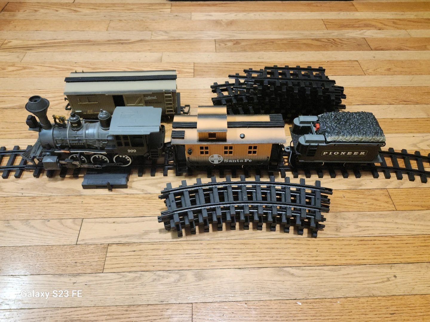 Pioneer Train Set with Track Pieces