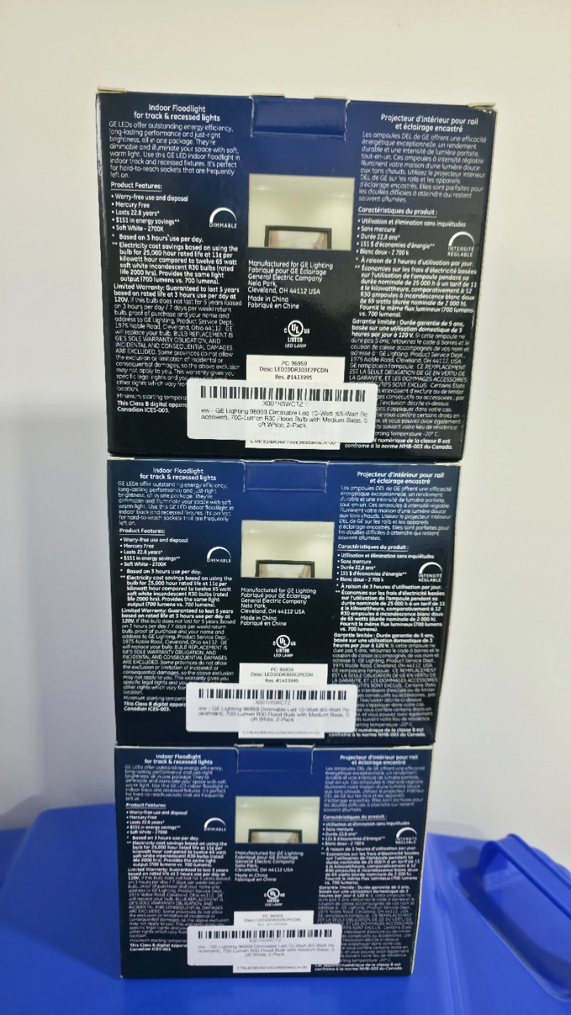 GE LED/DEL Soft White Light Bulbs (3 x 2-Pack) - photo 2