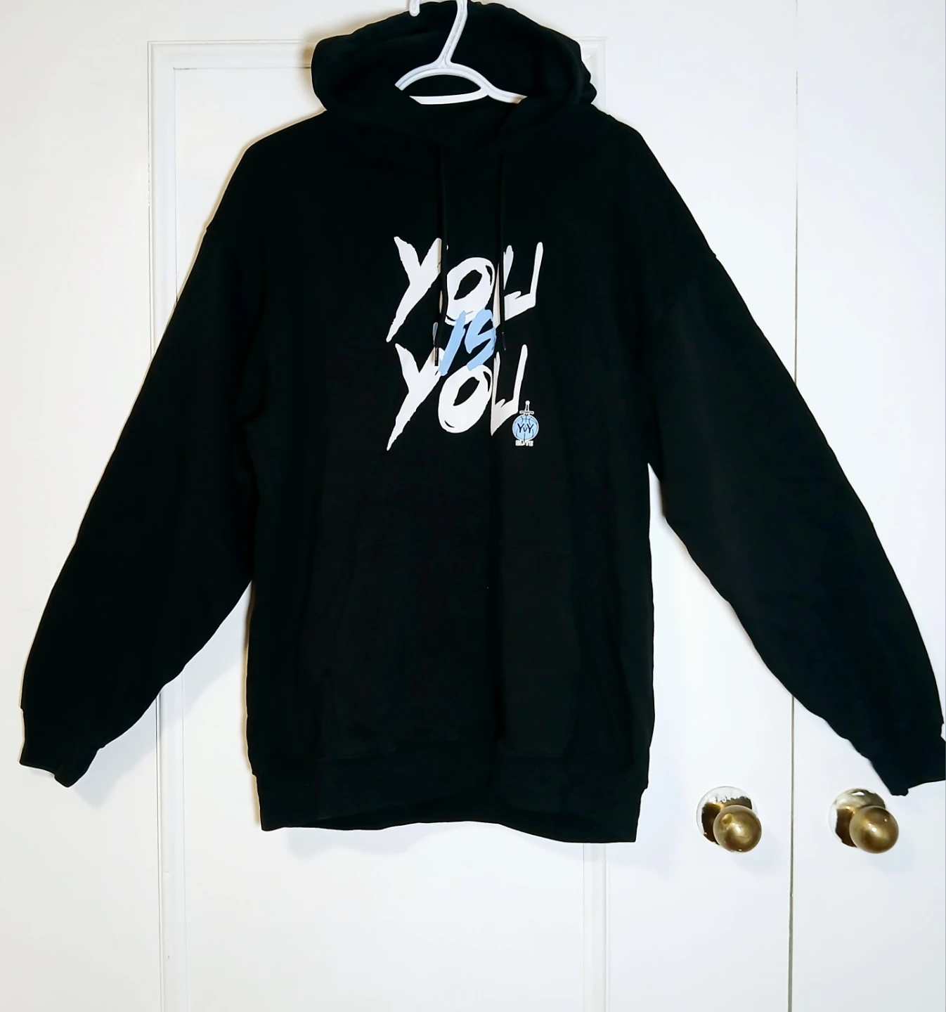 Men Large Black Hoodie