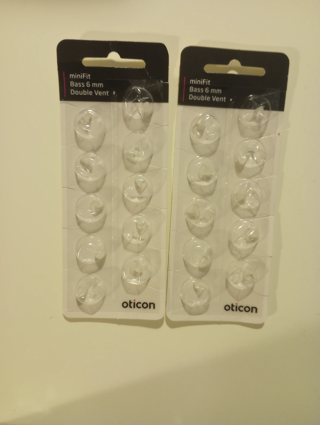 NEW Oticon miniFit Bass 6mm Double Vent for Hearing Aid