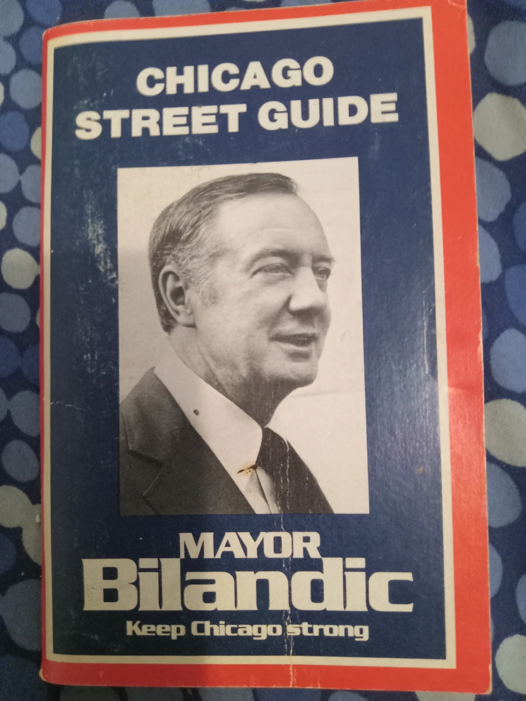 Chicago Street Guide Mayor Bilandic Book