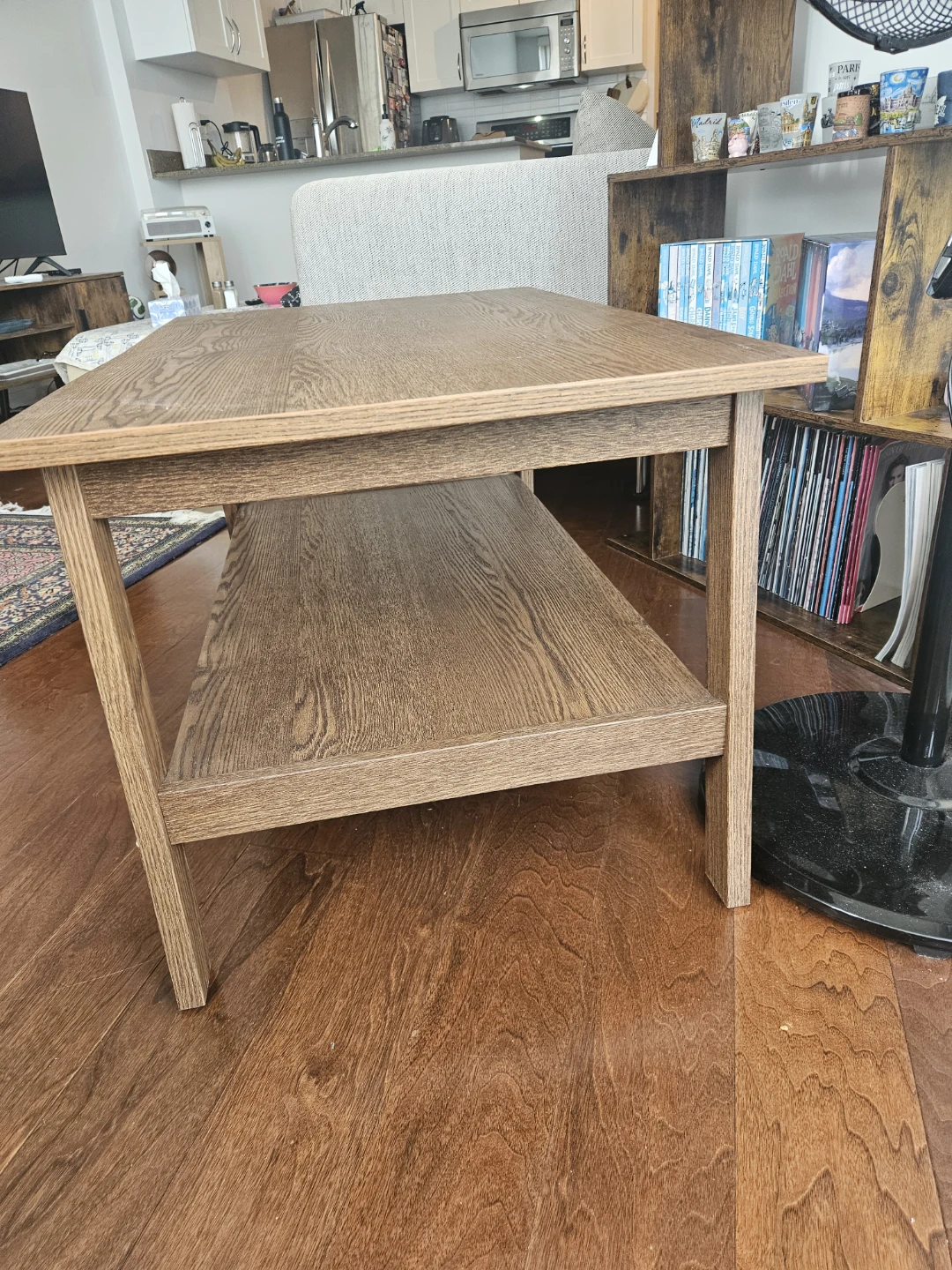 Wooden Coffee Table with Shelf