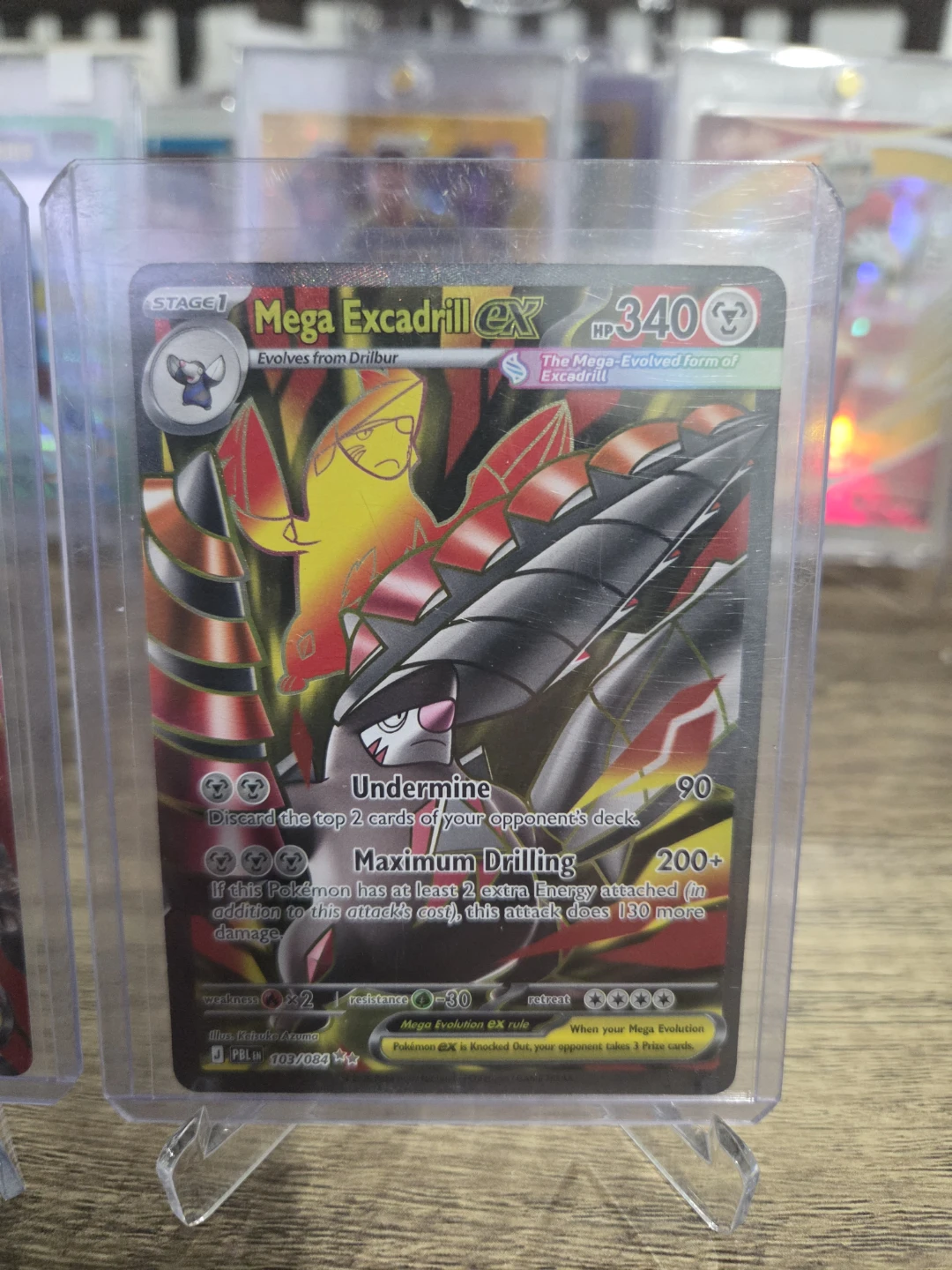 Pokemon Mega Excadrill EX ULTRA RARE - photo 2