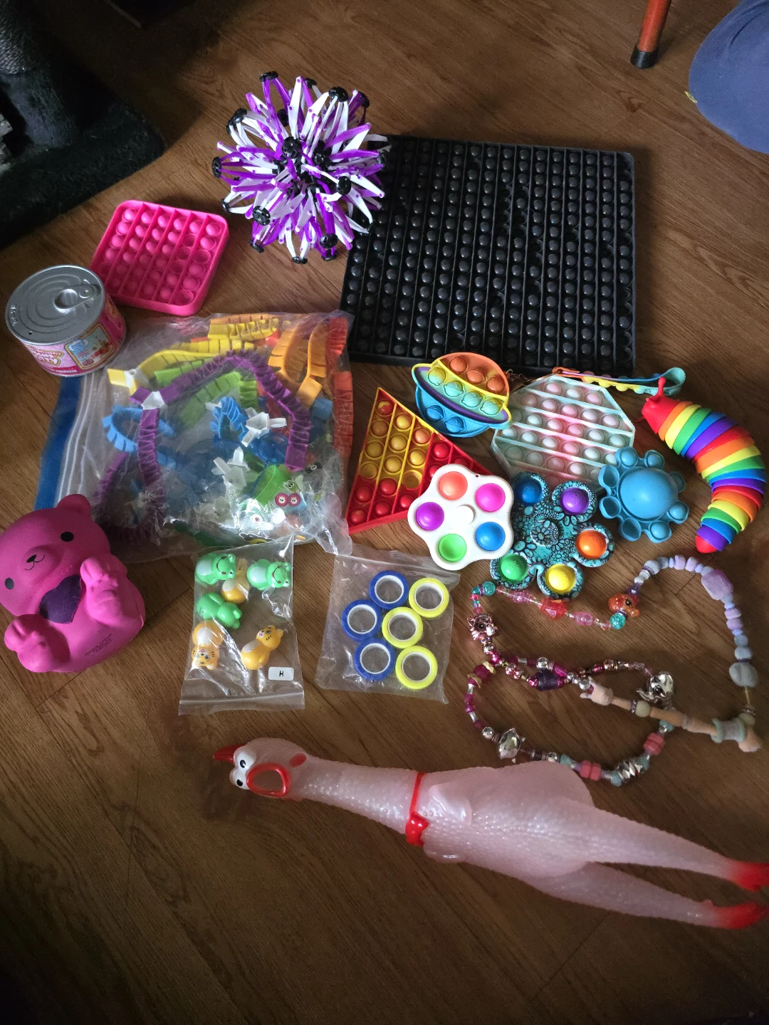 Assorted Fidget Toys and Novelty Items