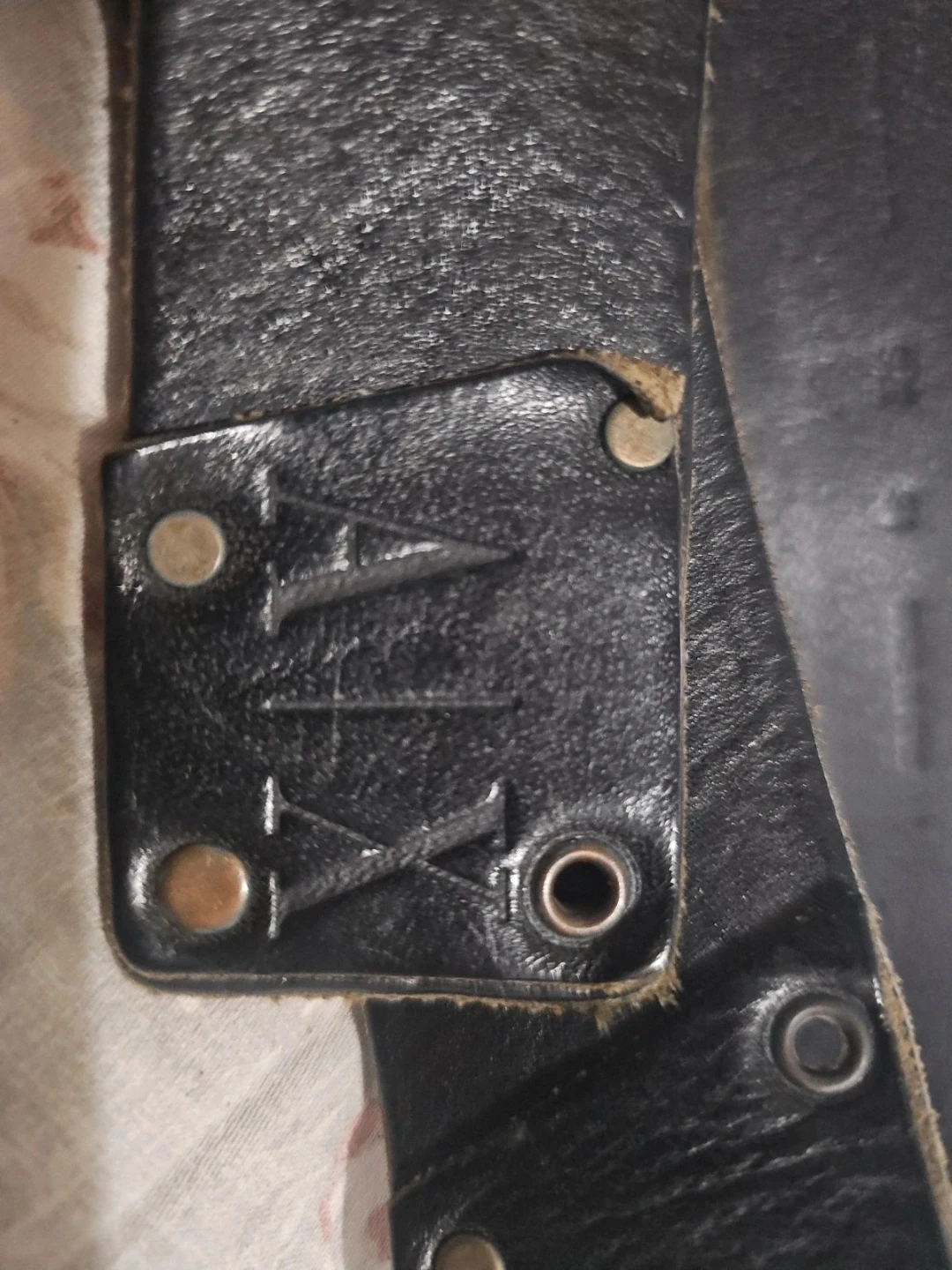 Armani Exchange A|X Leather Belt Size 34