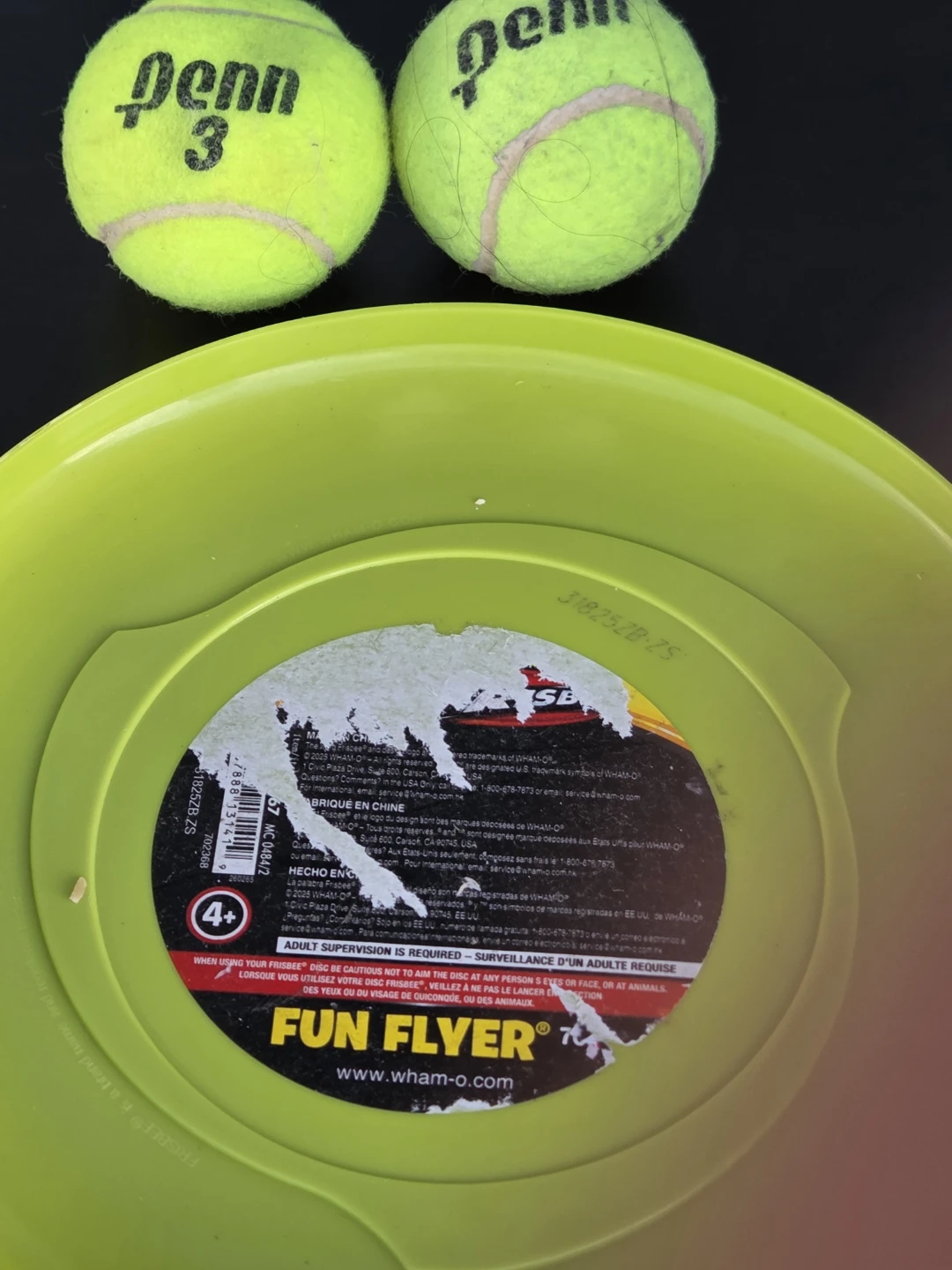 Wham-O Fun Flyer Disc Yellow 2 teenebolls