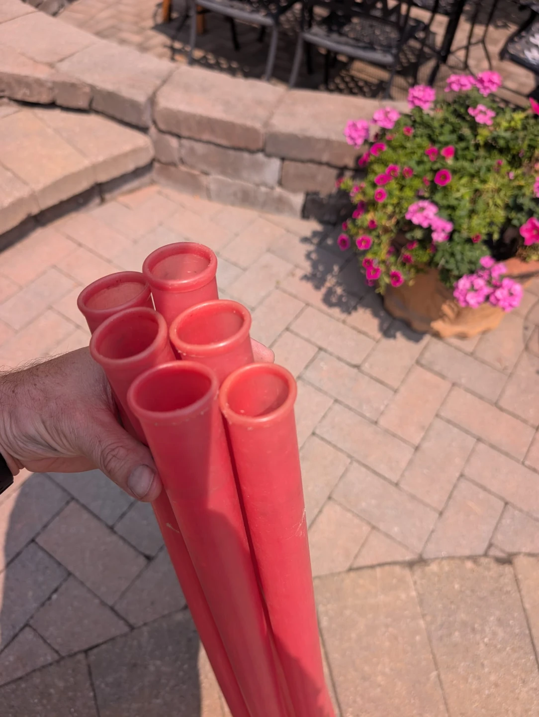 6 golf tube dividers for bag (Set of 6)