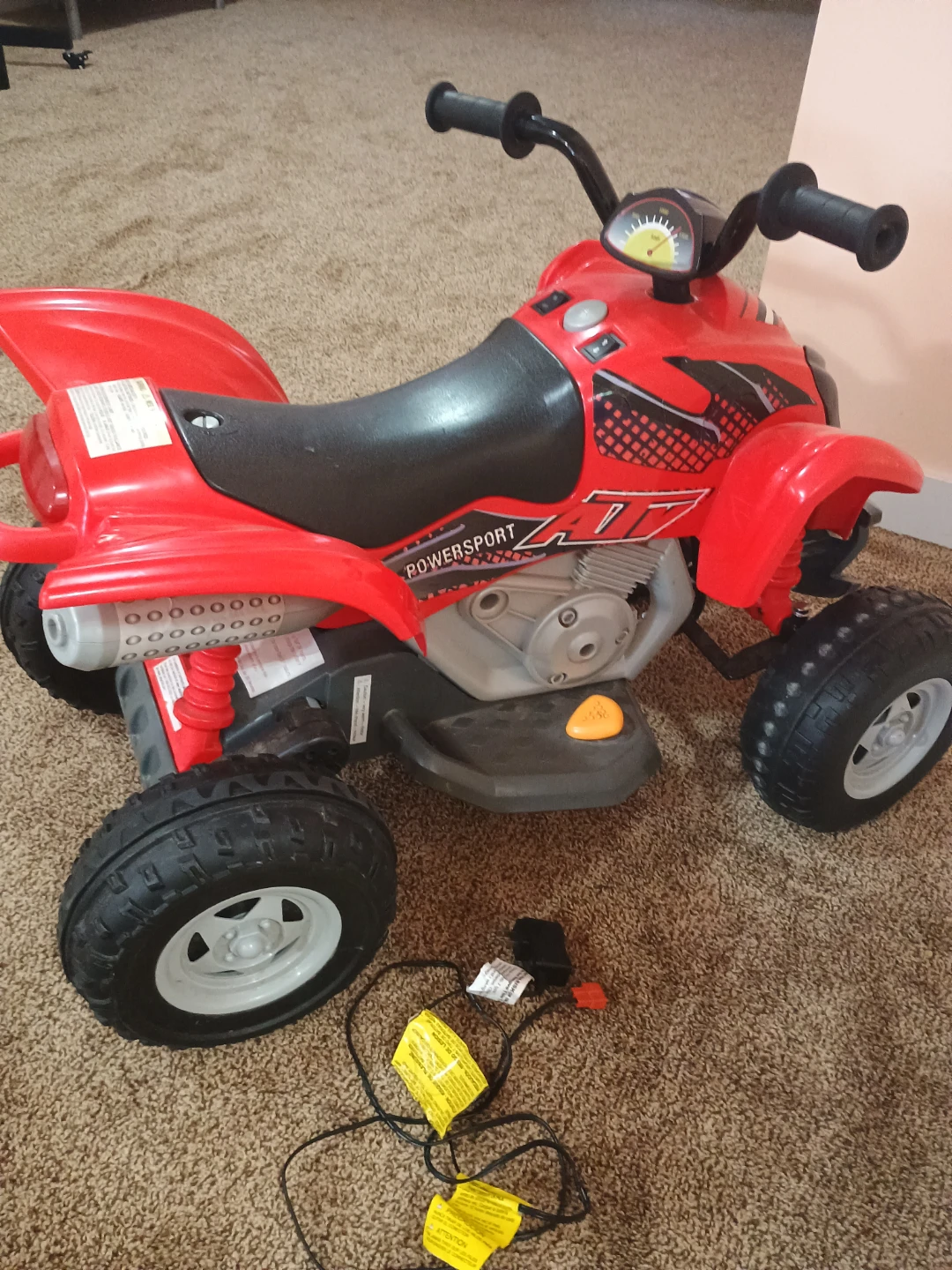 Red Powersport ATV Ride-On Toy