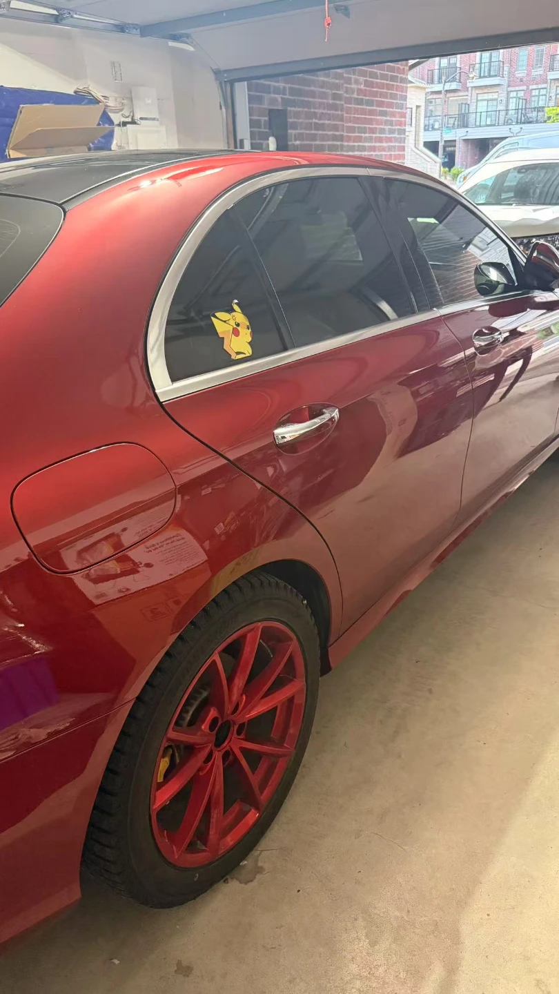 2019 Red Mercedes-Benz E300 AMG 4MATIC Sedan - photo 5