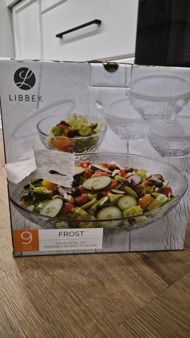 Libbey Frost Salad Bowl Set - 9 Pieces - photo 3