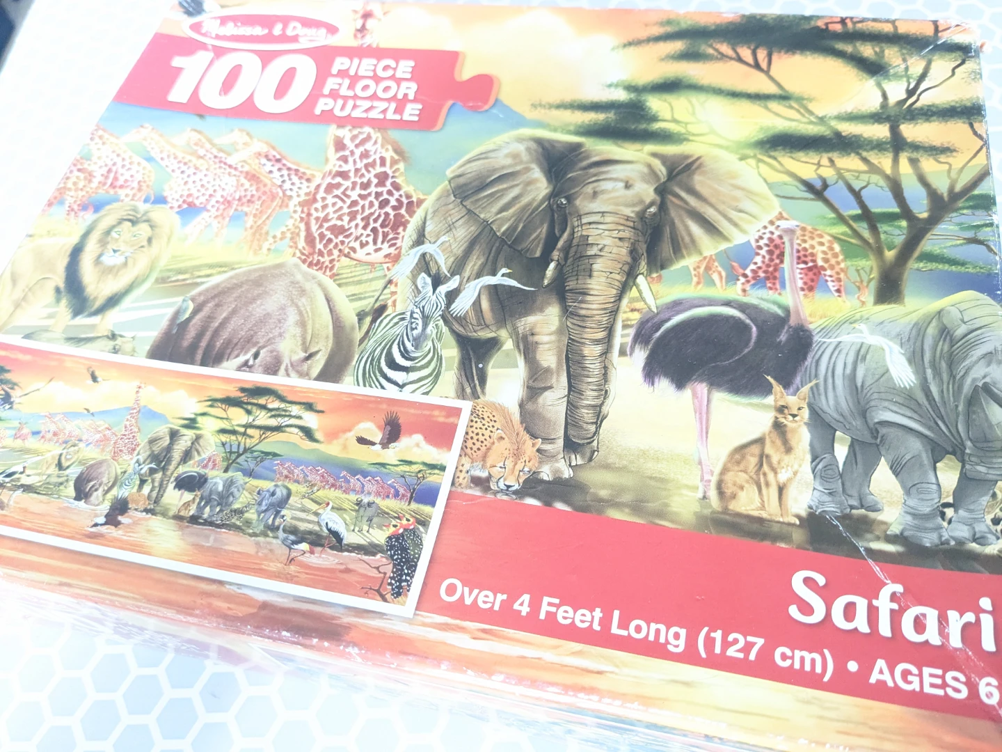 100pcs Floor Puzzle