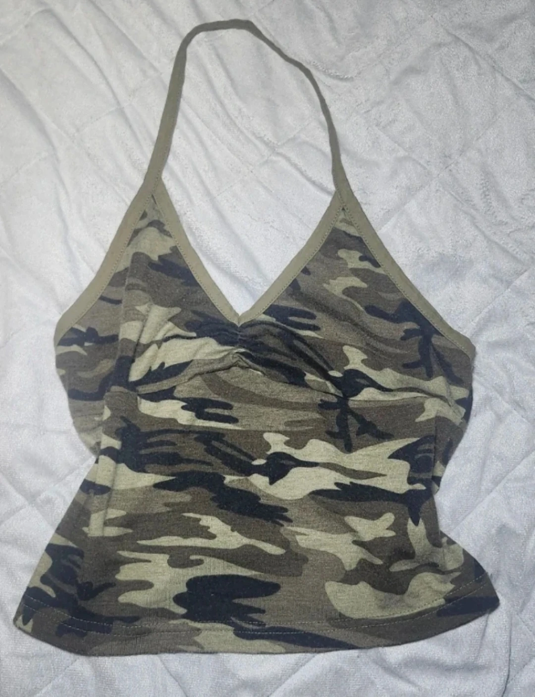 SHEIN Camouflage Halter Top