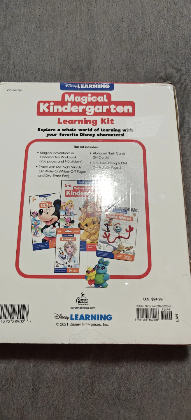 Disney Learning Magical Kindergarten Learning Kit Ages 5+ - photo 2