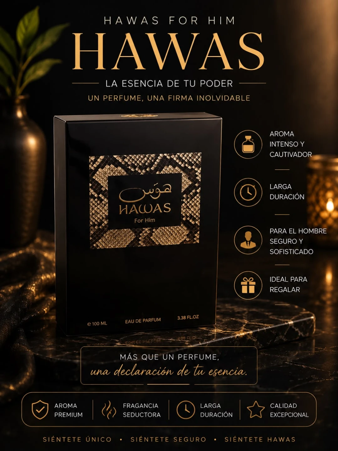 Hawas For Him Eau de Parfum 100 ML