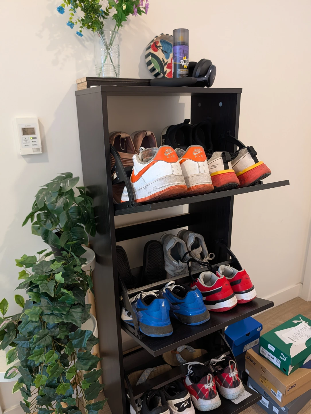 Black 3-Tier Shoe Cabinet- ikea - photo 2
